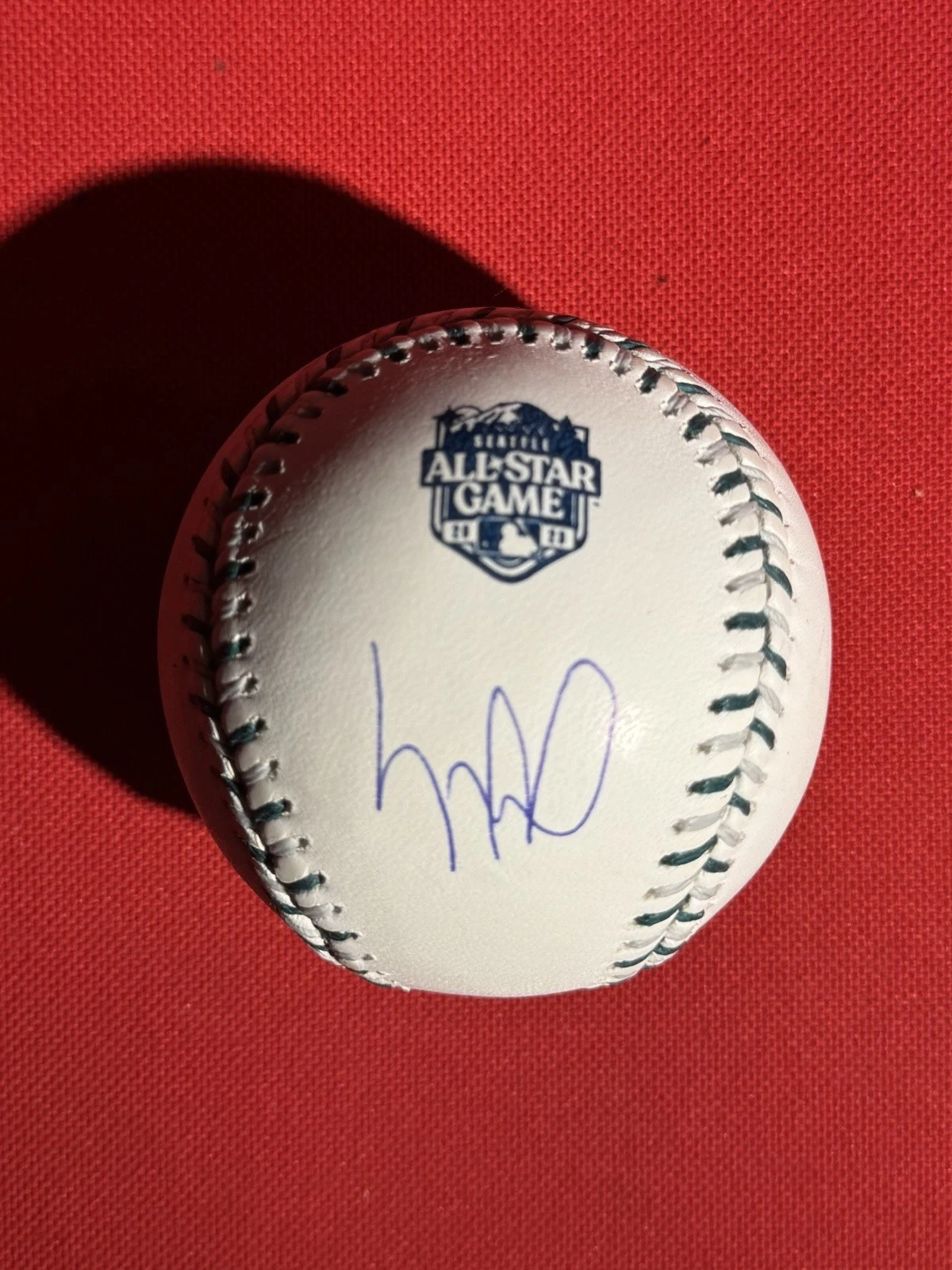 Luis Robert JR.  Chicago White Sox  Autographed 2023 All Star Baseball. Jsa Coa