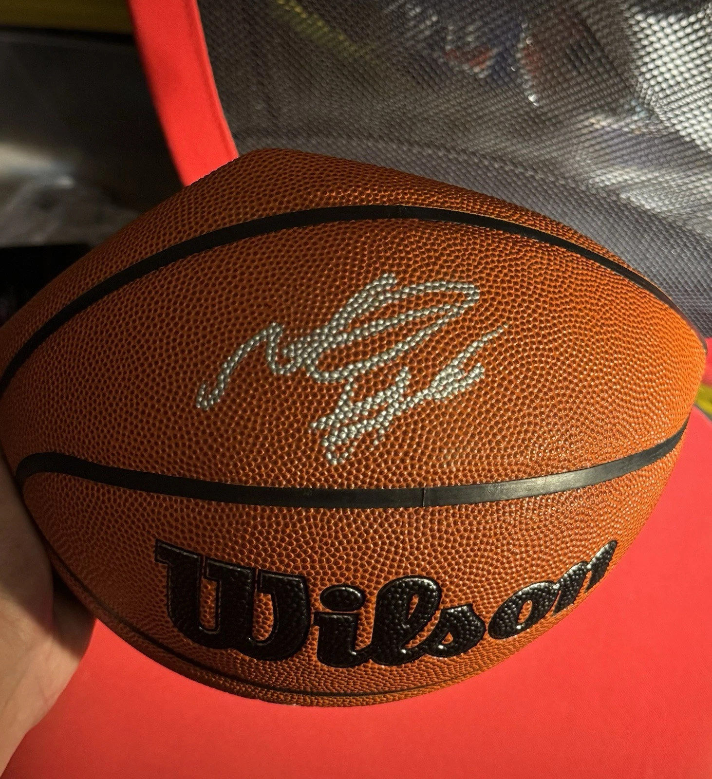 Immanuel Quickley Toronto Raptors Autographed Wilson Basketball JSA COA