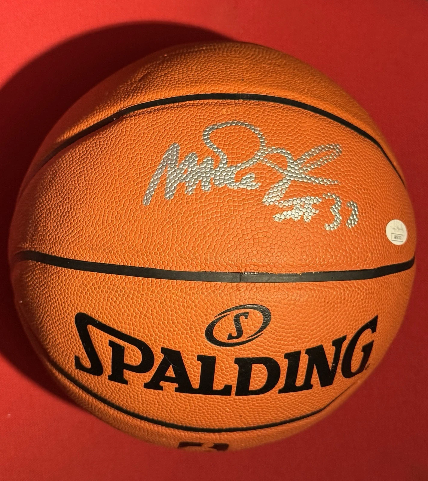 Magic Johnson Los Angeles Lakers Autographed Basketball Dodgers Owner JSA COA