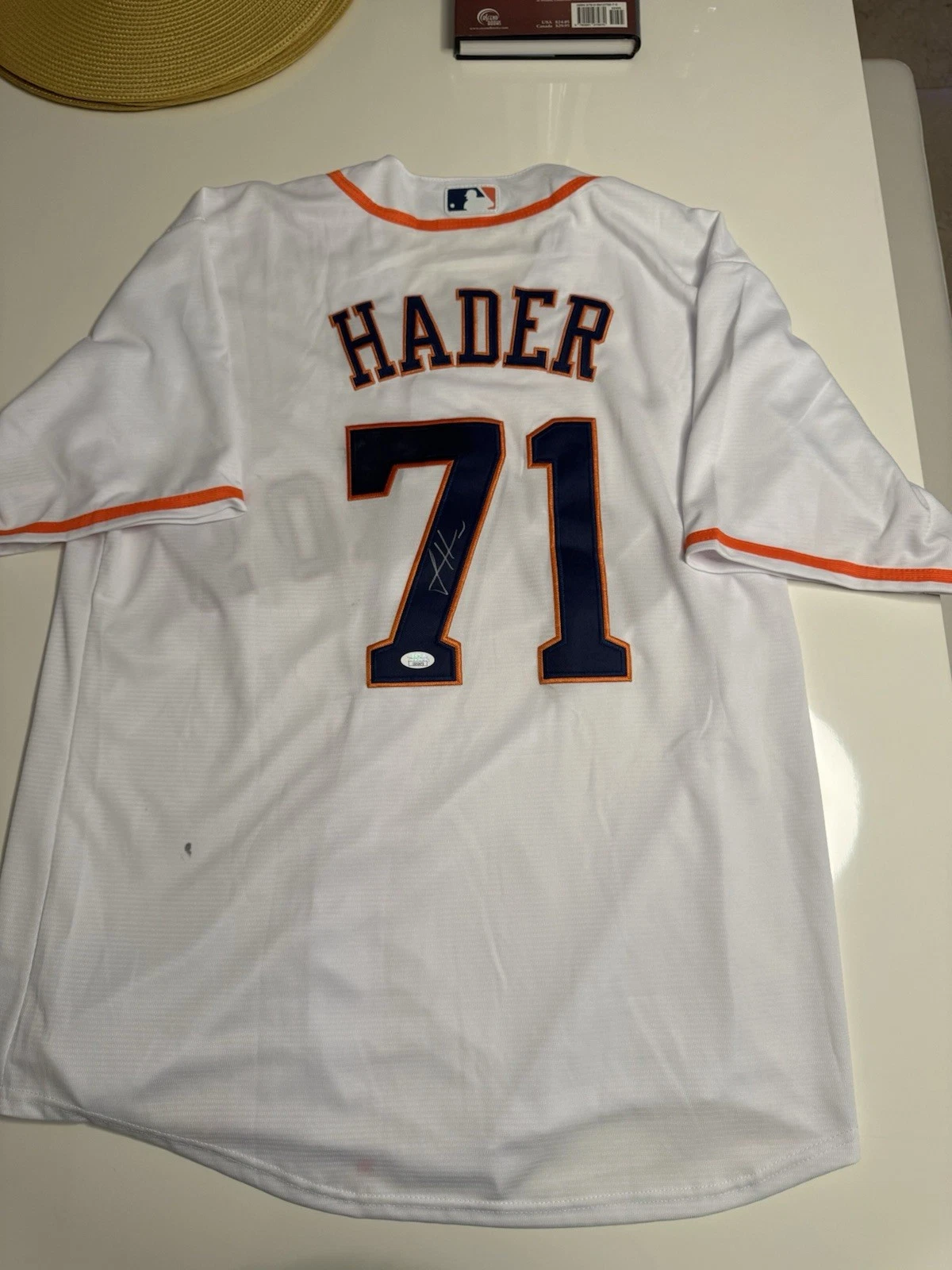 Josh Hader Houston Astros Autographed Jersey JSA Coa