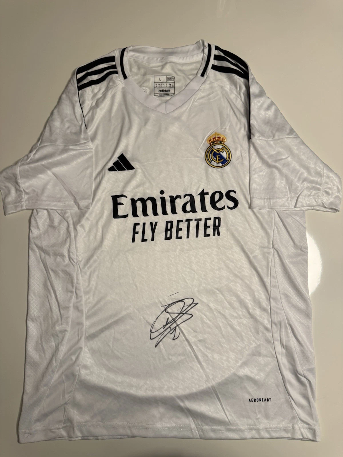 Thibaut Courtois Real Madrid Autographed Jersey Soccer Goalie JSA COA