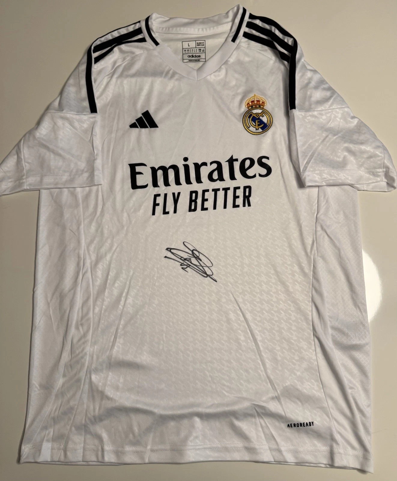Thibaut Courtois Real Madrid Autographed Jersey Soccer Goalie JSA COA