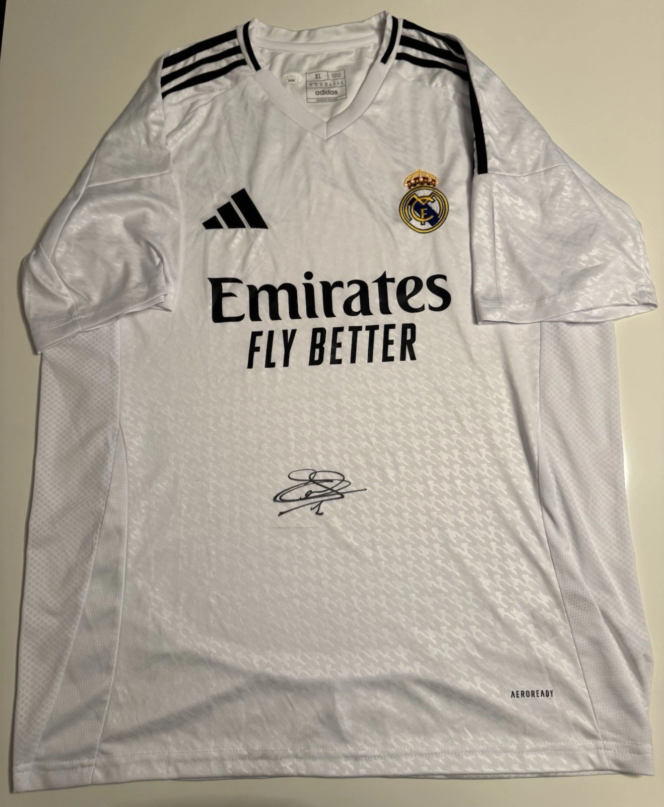 Thibaut Courtois Real Madrid Autographed Jersey Soccer Goalie JSA COA