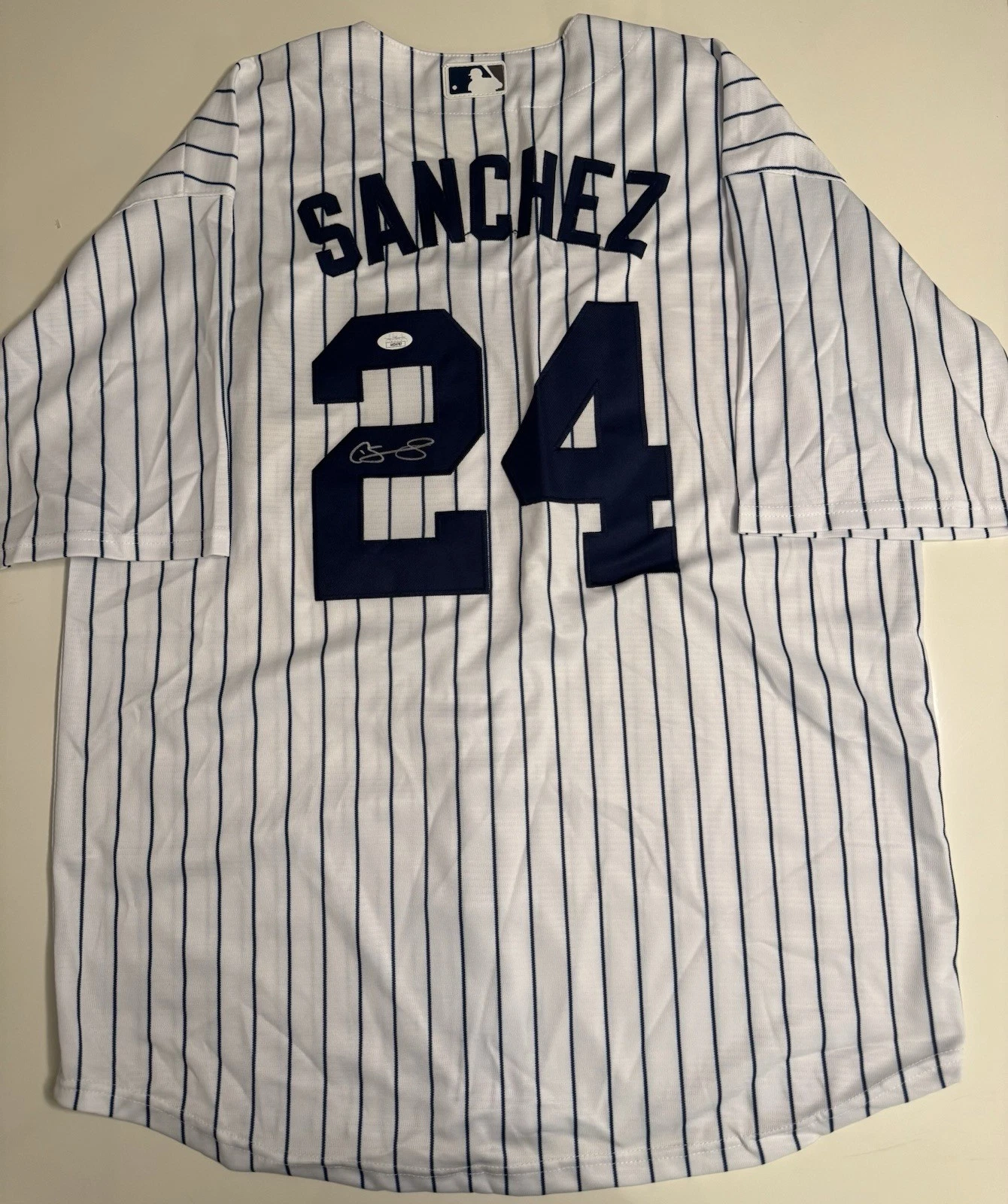 Gary Sanchez New York Yankees Autographed Jersey JSA COA