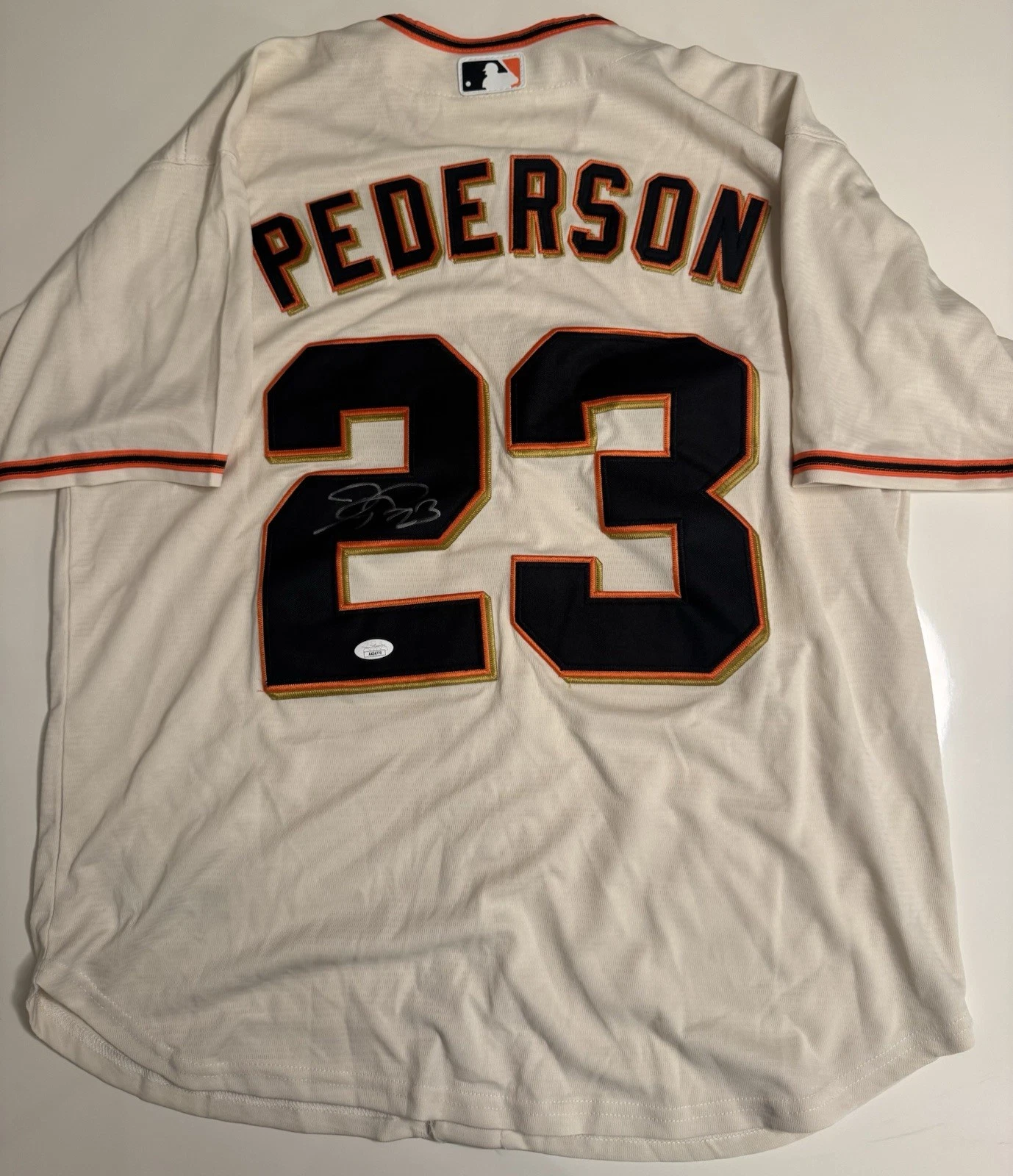 Joc Pederson San Francisco Giants Autographed Jersey Star JSA COA