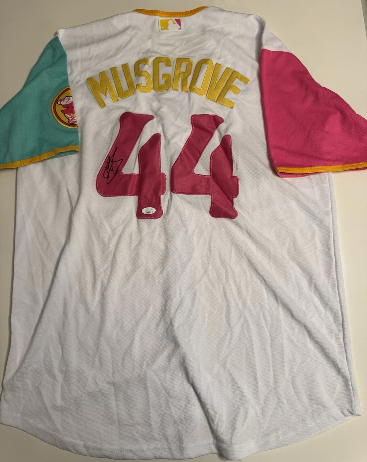 Joe Musgrove San Diego Padres Autographed Jersey JSA COA