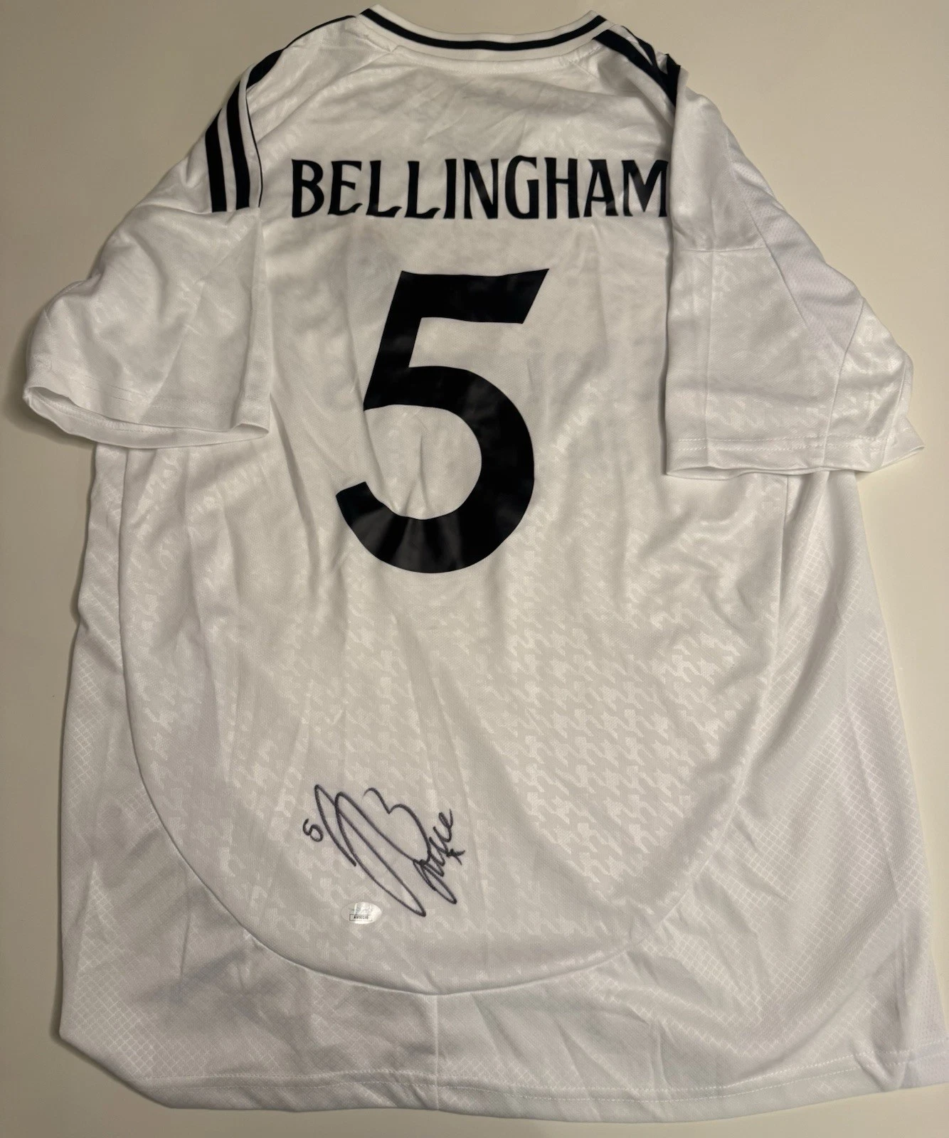 Jude Bellingham Real Madrid Aurographed Jersey JSA COA