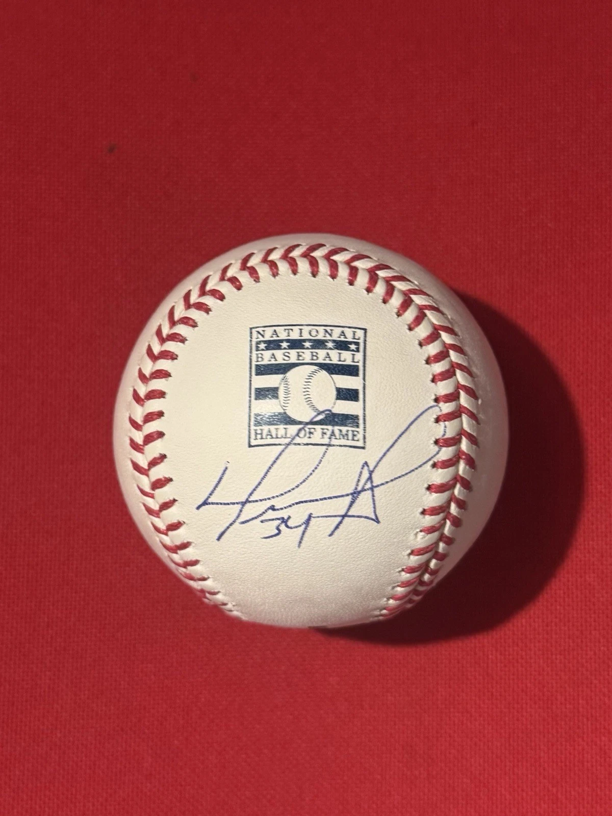 David Ortiz Boston Red Sox Autographed HOF Baseball JSA COA