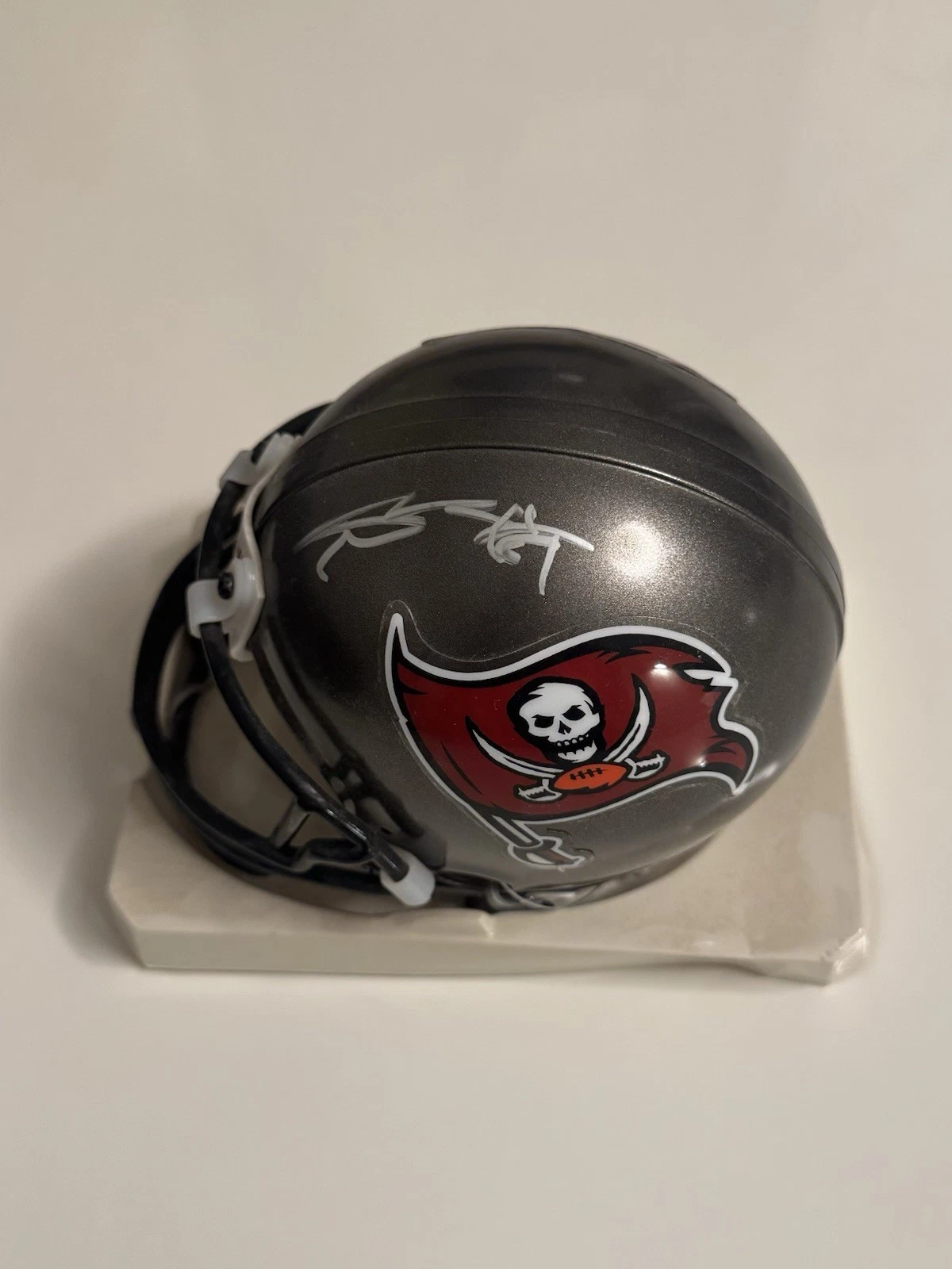 Antonio Brown Tampa Bay Buccaneers Autographed Speed Mini Helmet JSA COA