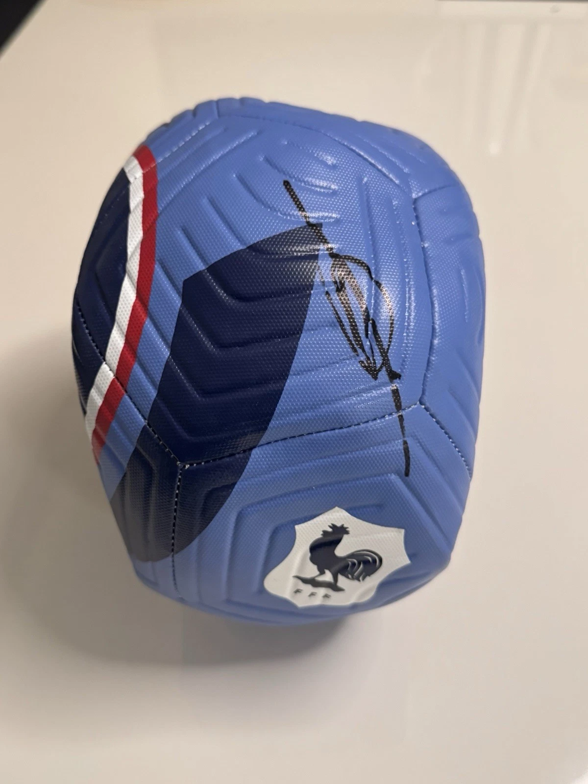 Zinedine Zidane France National Team Autographed Soccer Ball Star JSA COA