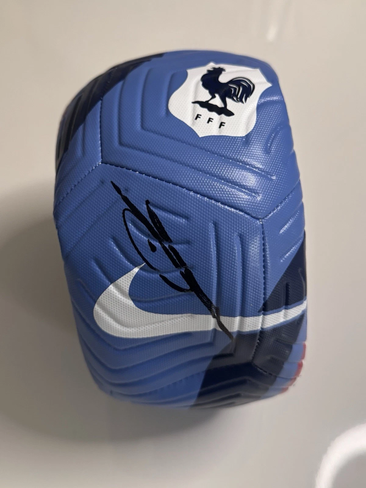 Zinedine Zidane France National Team Autographed Soccer Ball Star JSA COA