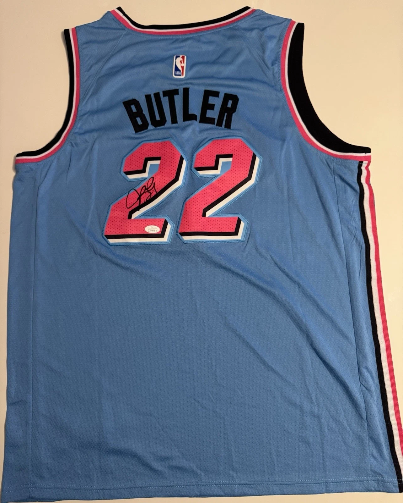 Jimmy Butler Miami Heat Autographed Jersey Rare Warriors Star JSA COA