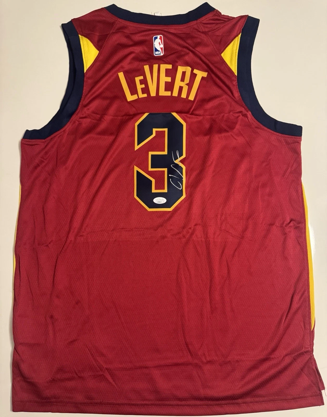 Caris Levert Cleveland Cavaliers Autographed Jersey JSA COA ￼