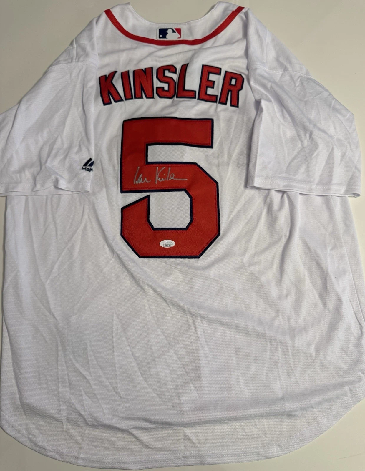 Ian Kinsler Boston Red Sox Autographed Jersey JSA COA