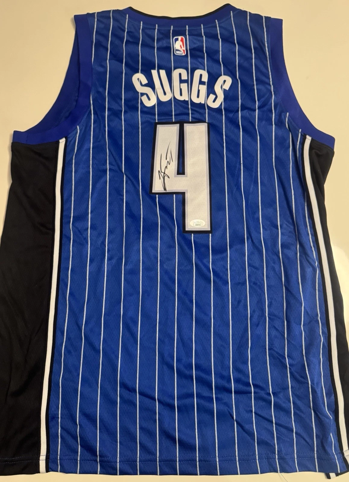 Jalen Suggs Signed Autographed Orlando Magic Jersey. Gonzaga. JSA Coa