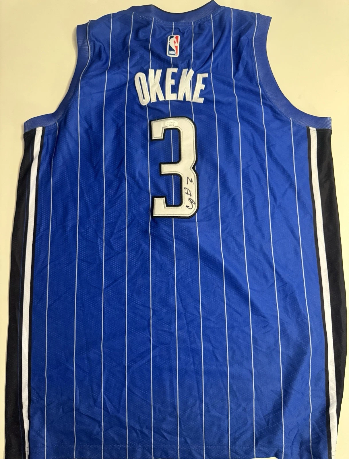 Chuma Okeke Signed  Autographed Jersey Jsa Coa  Orlando Magic