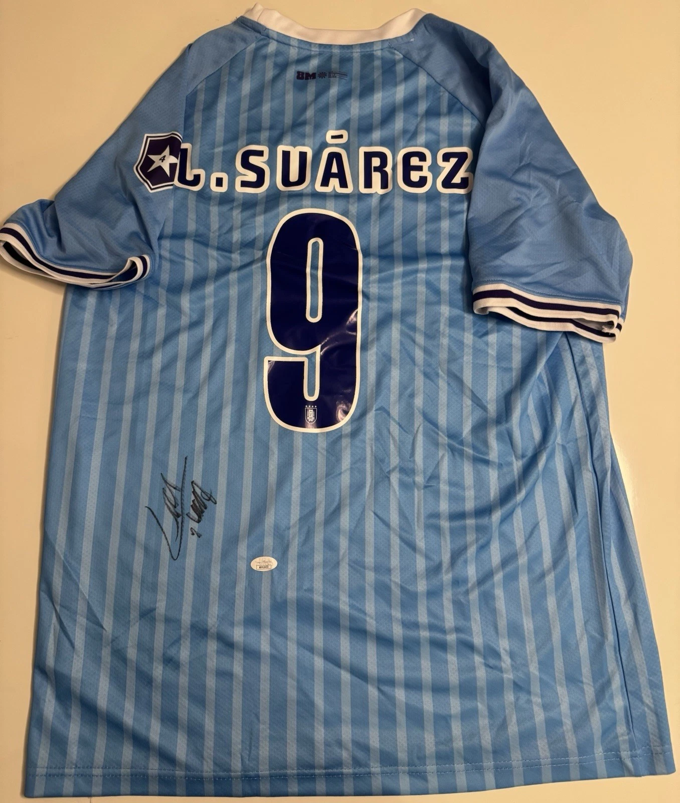 Luis Suarez Uruguay Autographed Jersey Inter Miami Star Soccer JSA COA