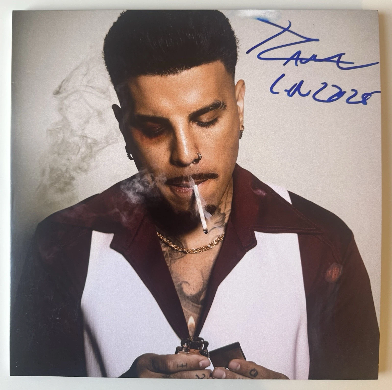 Rauw Alejandro ‎Cosa Nuestra Signed Vinyl Spanish Artist JSA COA. Read!!!