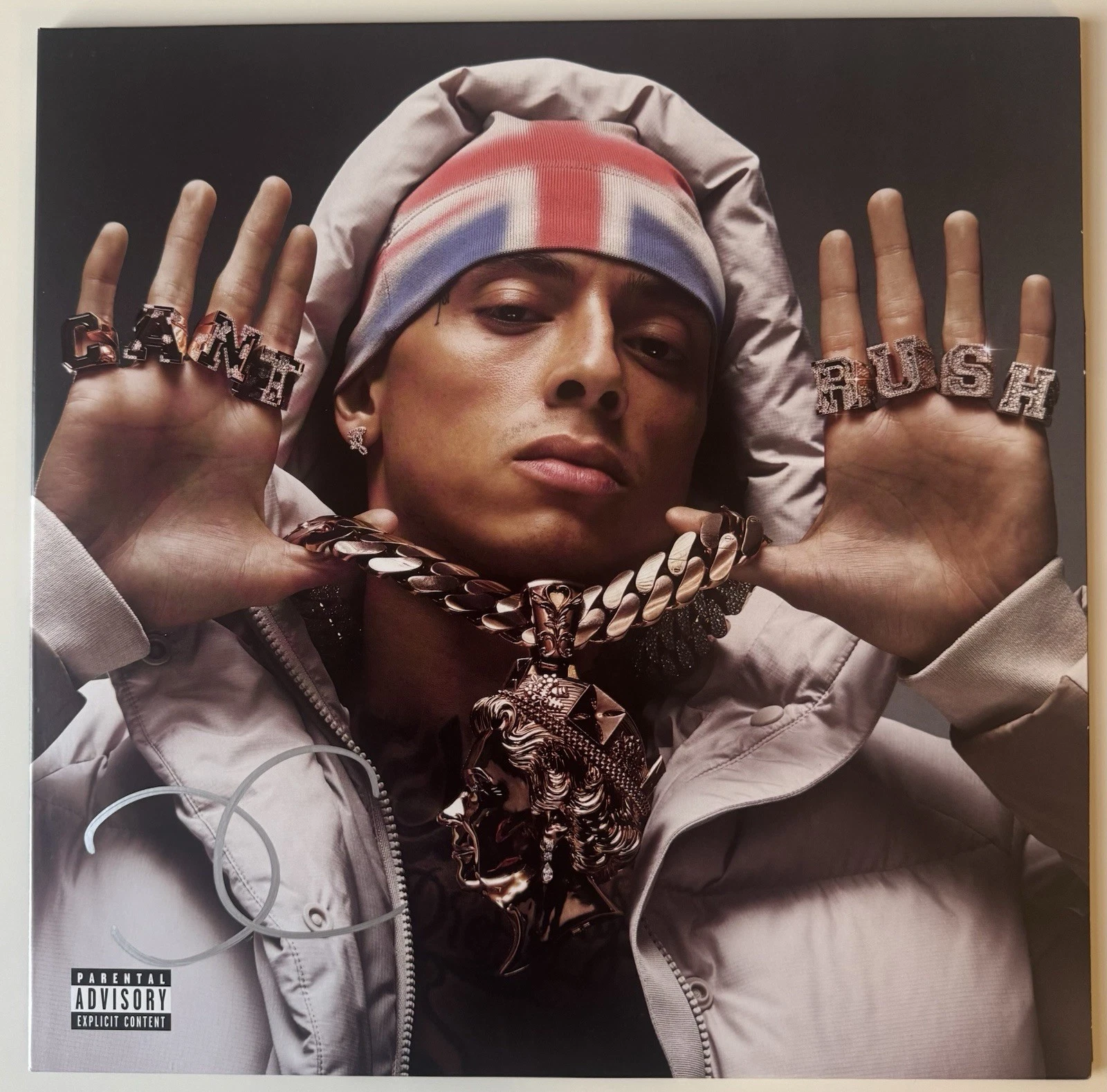 Central Cee Autographed Signed Can’t Rush Greatness Vinyl Record JSA Coa
