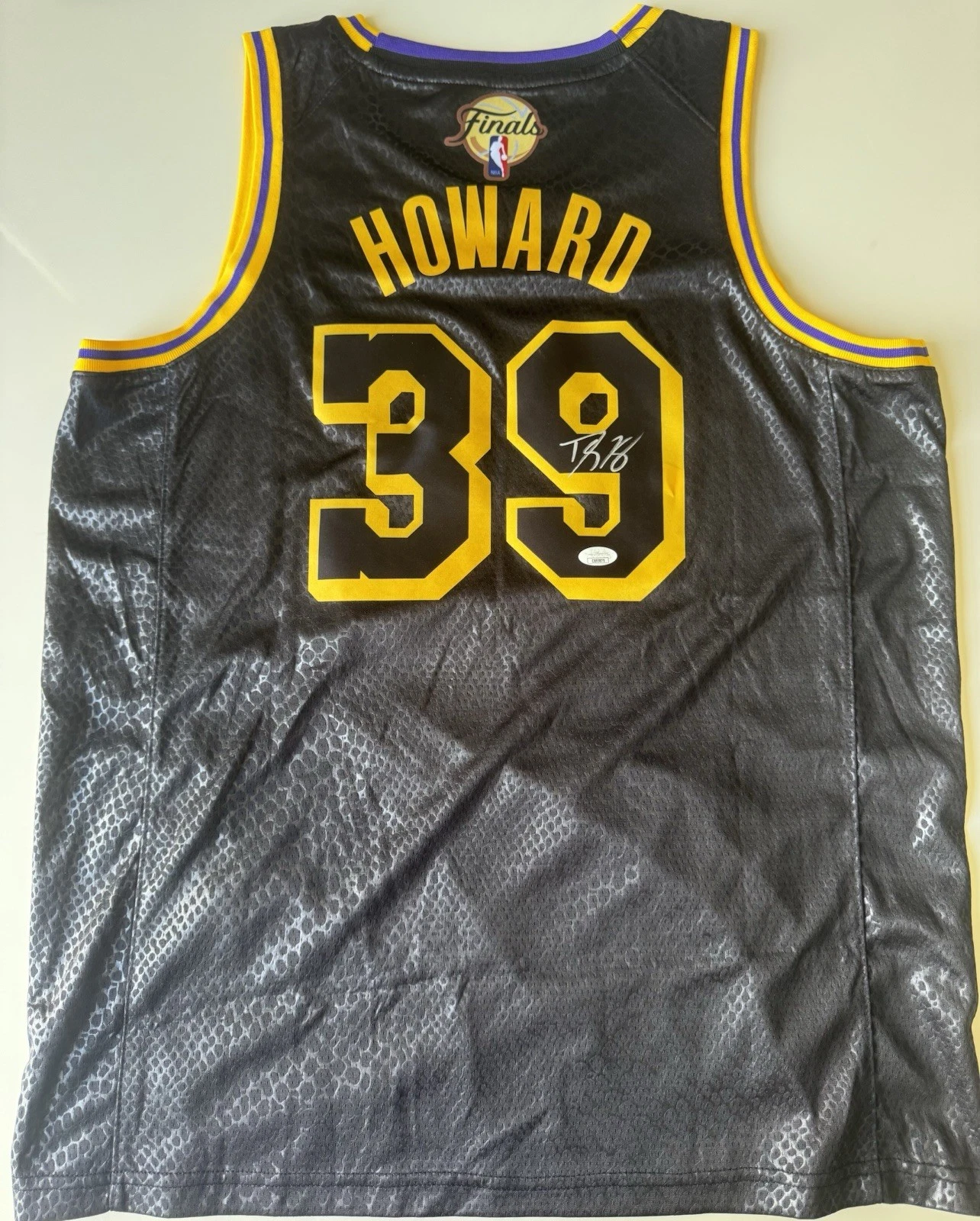 Dwight Howard Los Angeles Lakers Autographed Signed 2015 Finals Jersey Jsa  Coa