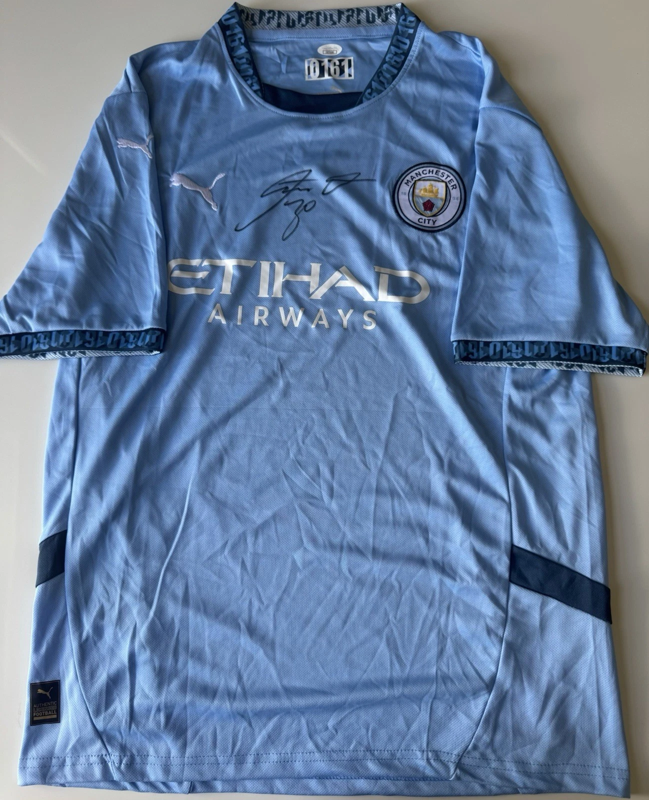 Nicolas Otamendi Signed Manchester City Jersey Argentina World Cup JSA Coa