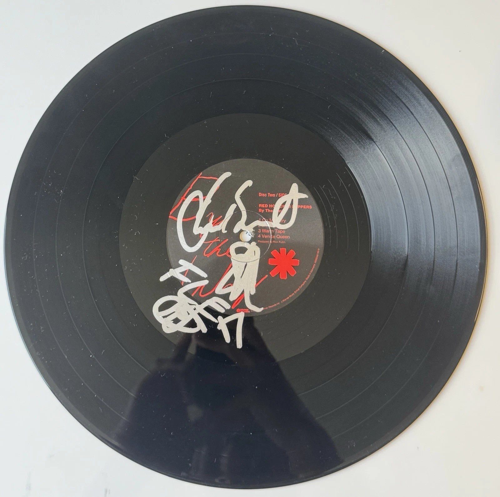 Flea Chad Smith & John Frusciante Autographed By the Way Disc JSA COA