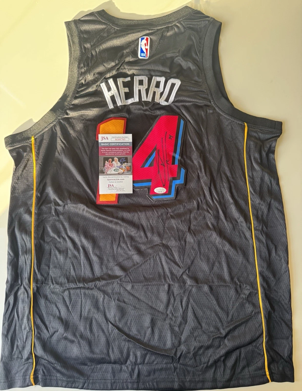 Tyler Herro Miami Heat Autographed Signed Jersey! Jsa Coa