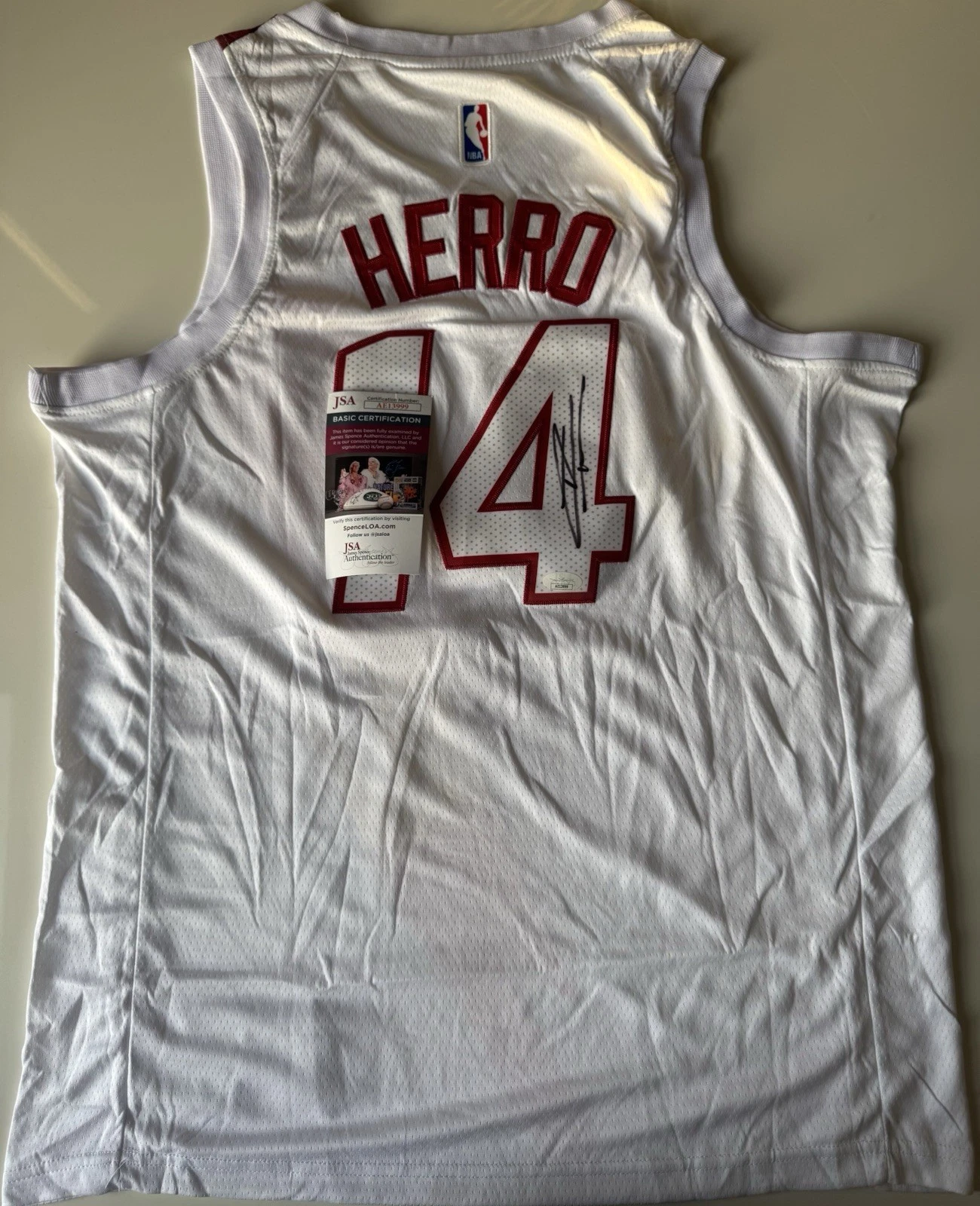 Tyler Herro Miami Heat Autographed Signed Jersey! Jsa Coa