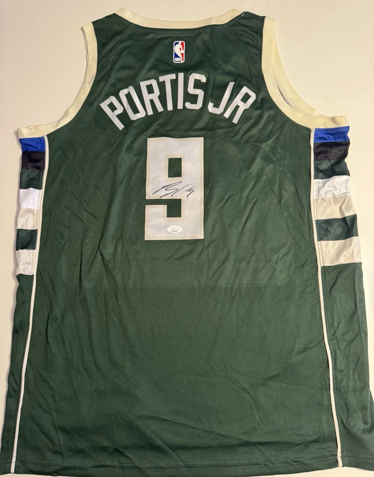 Bobby Portis Jr Milwaukee Bucks Jersey Autographed Jersey JSA COA