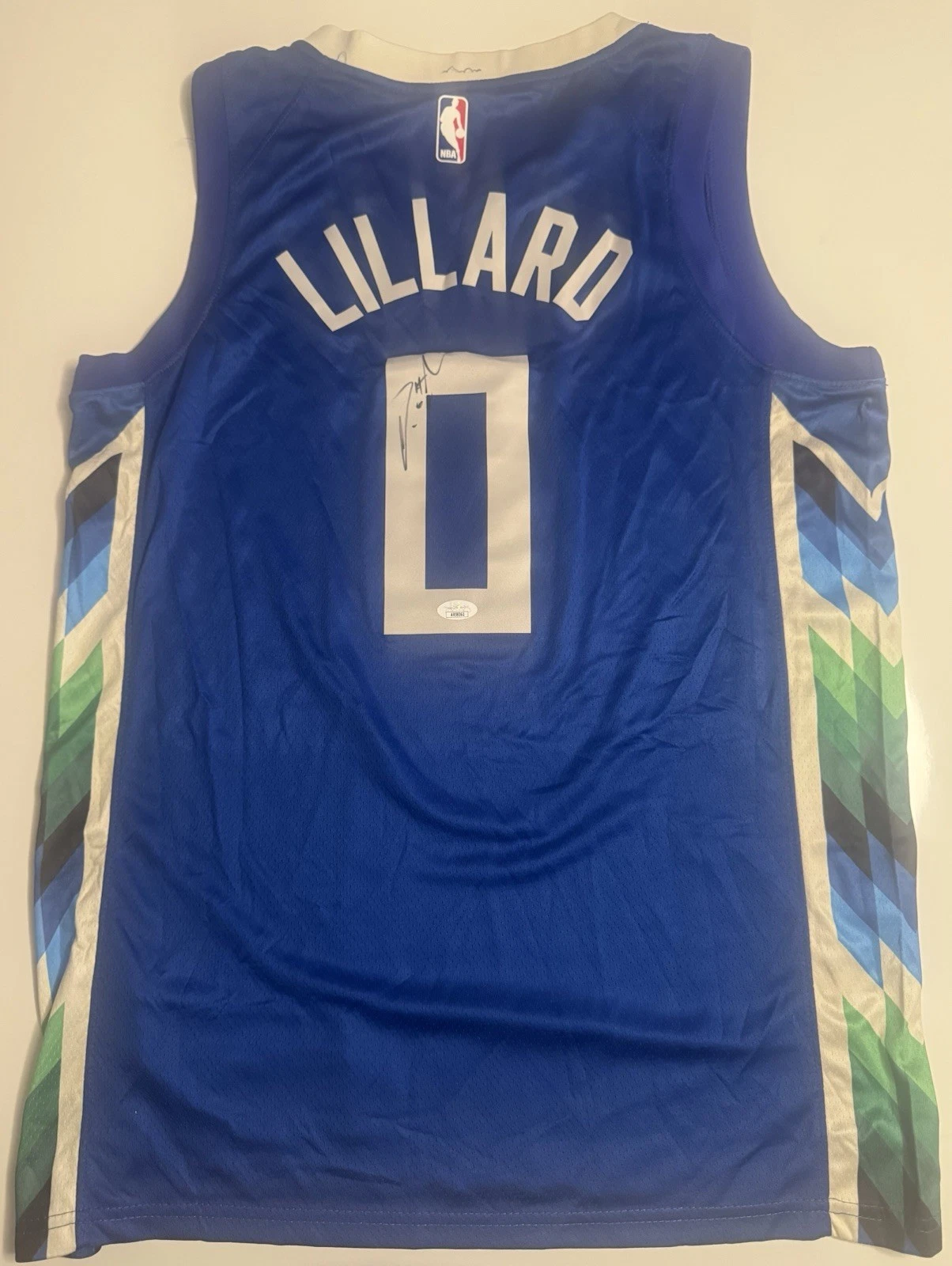 Damian Lillard Milwaukee Bucks Autographed Jersey Star JSA COA