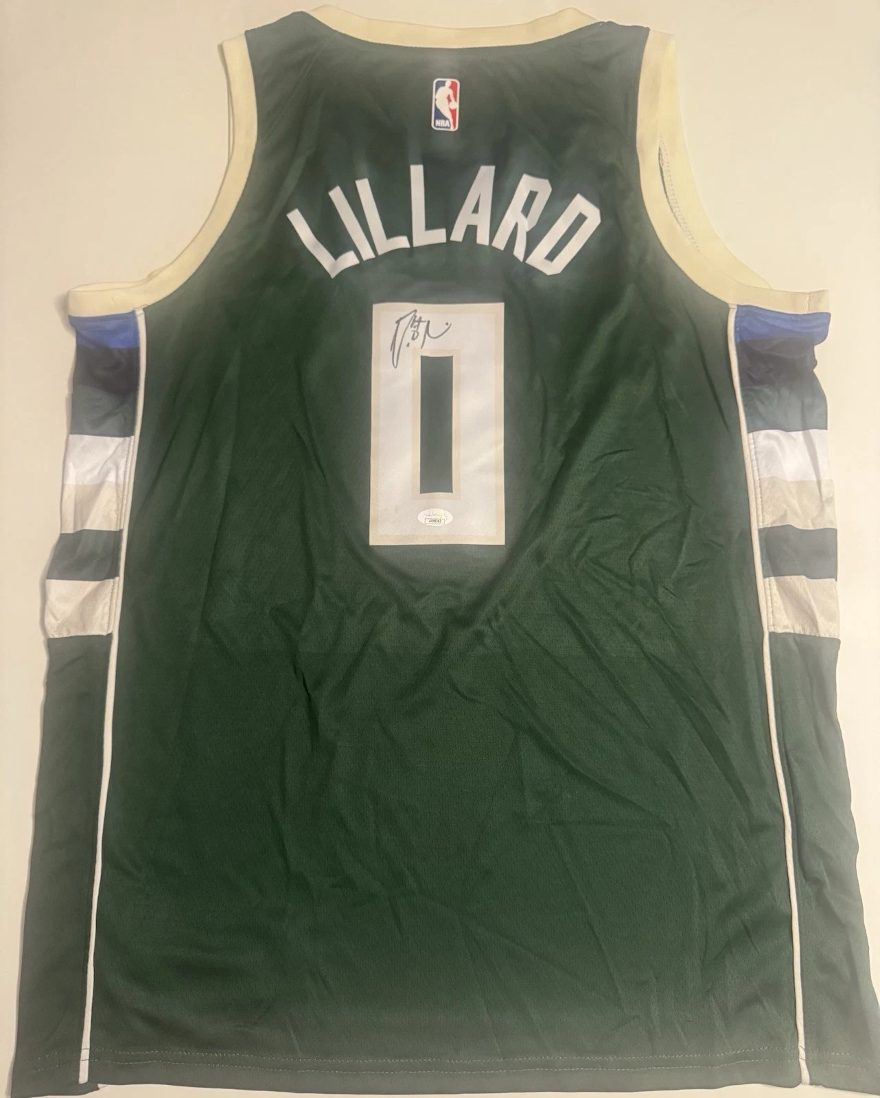 Damian Lillard Milwaukee Bucks Autographed Jersey Star JSA COA