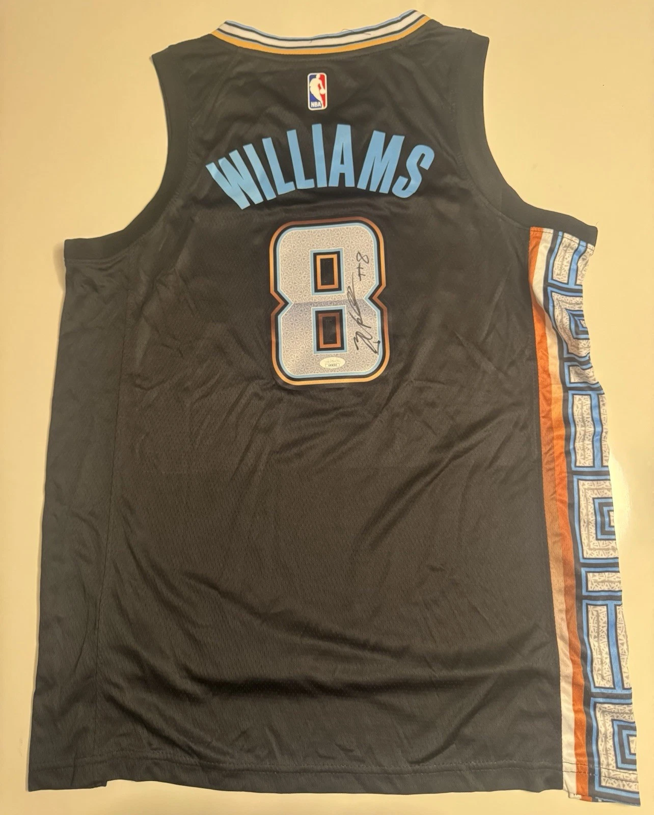 Ziaire Williams Memphis Grizzlies Autographed Jersey JSA COA