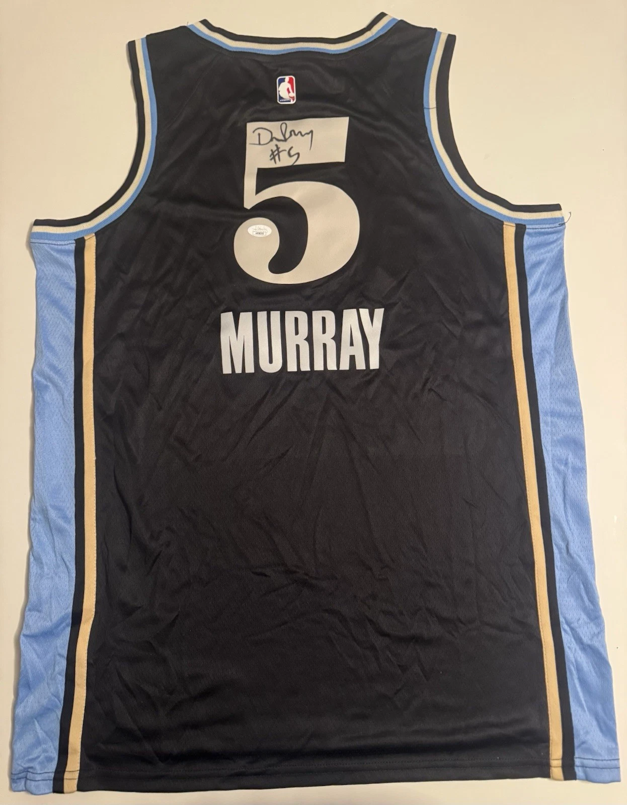Dejounte Murray Atlanta Hawks Autographed Jersey JSA COA