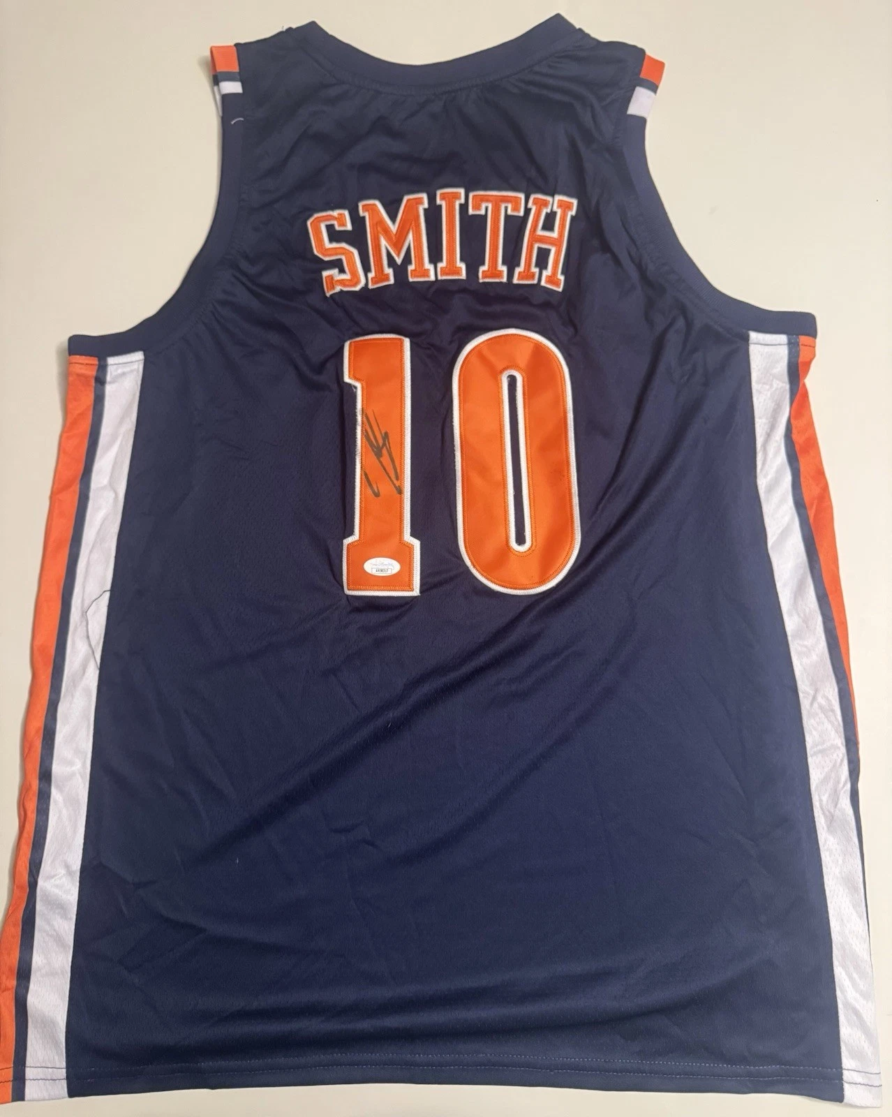 Jabari Smith Jr. Auburn Tigers Autographed Jersey JSA COA