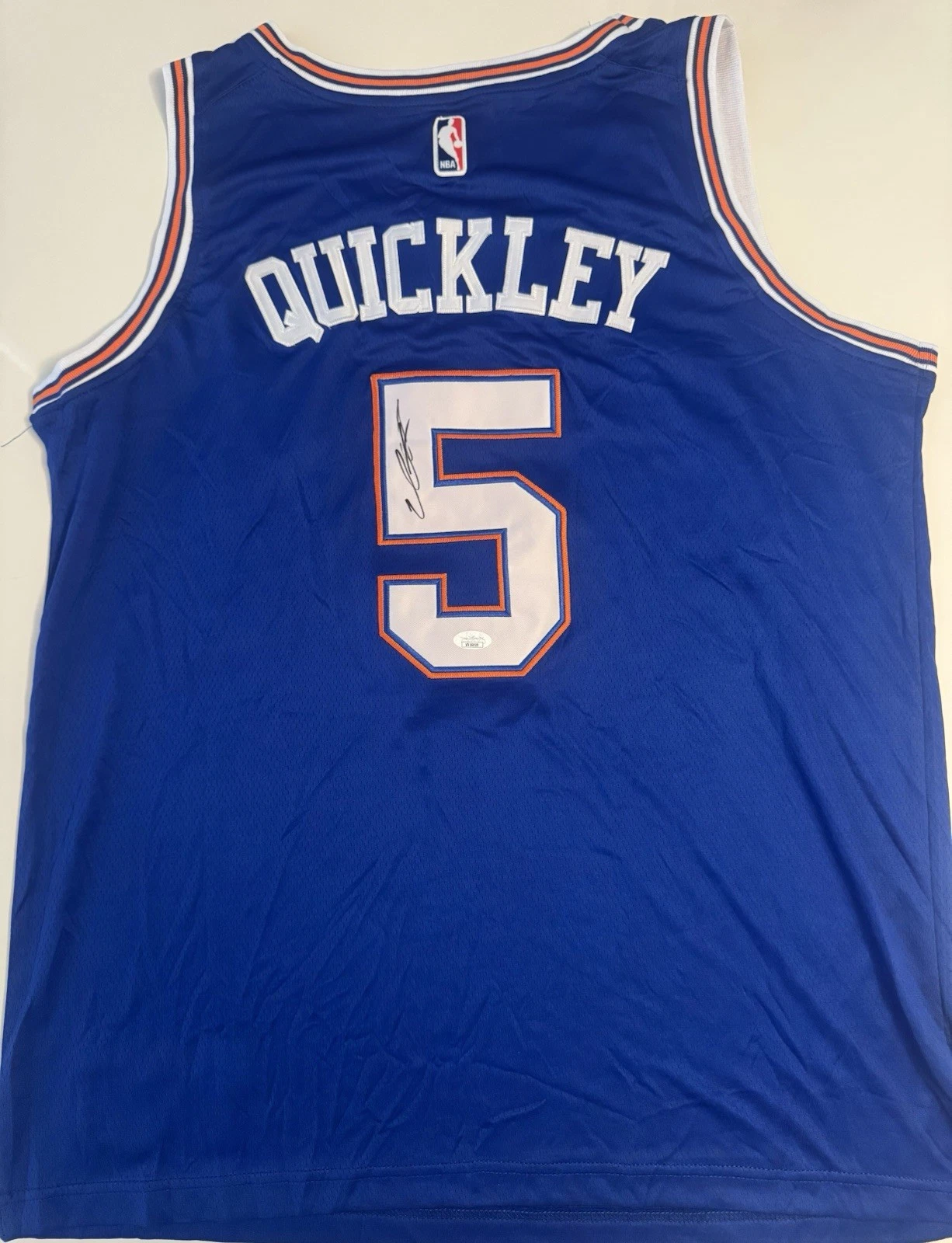Immanuel Quickley Signed Autographed New York Knicks Jersey Jsa Coa