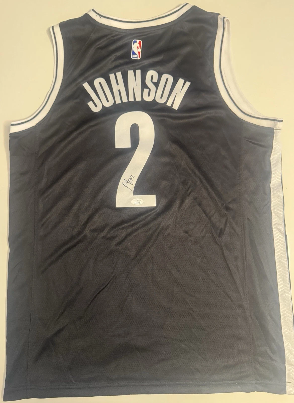 Cameron Johnson Brooklyn Nets Autographed Jersey JSA COA