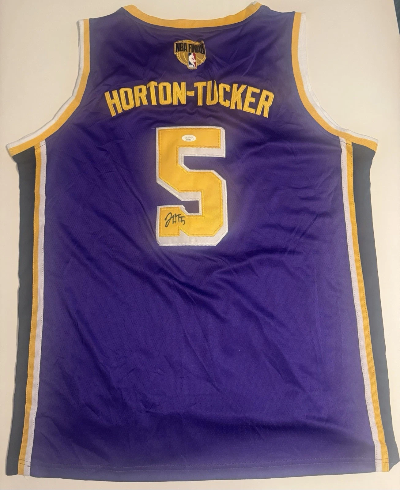 Talen Horton-Tucker Los Angeles Lakers Autographed Jersey JSA COA
