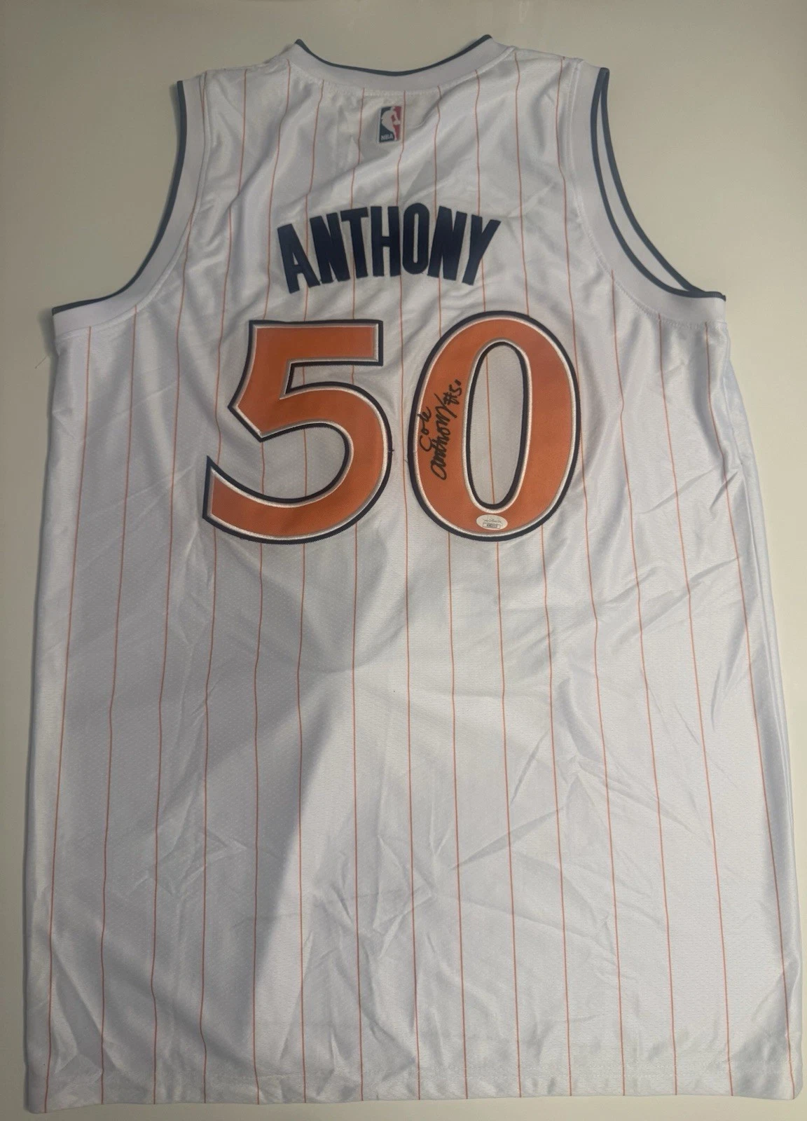 Cole Anthony Orlando Magic Autographed Jersey JSA COA