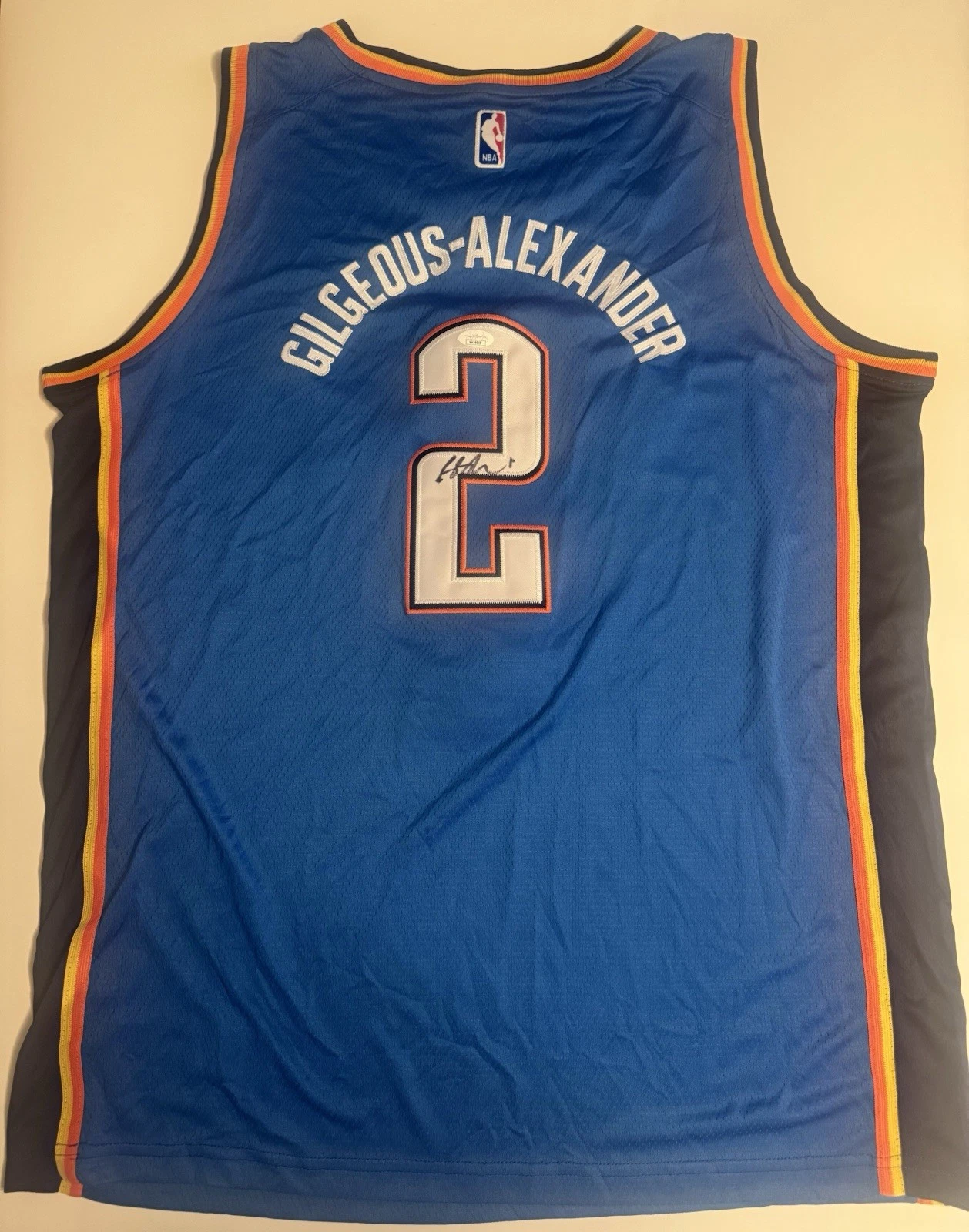 Shai Gilgeous Alexander Autographed OKC Thunder Star JSA COA