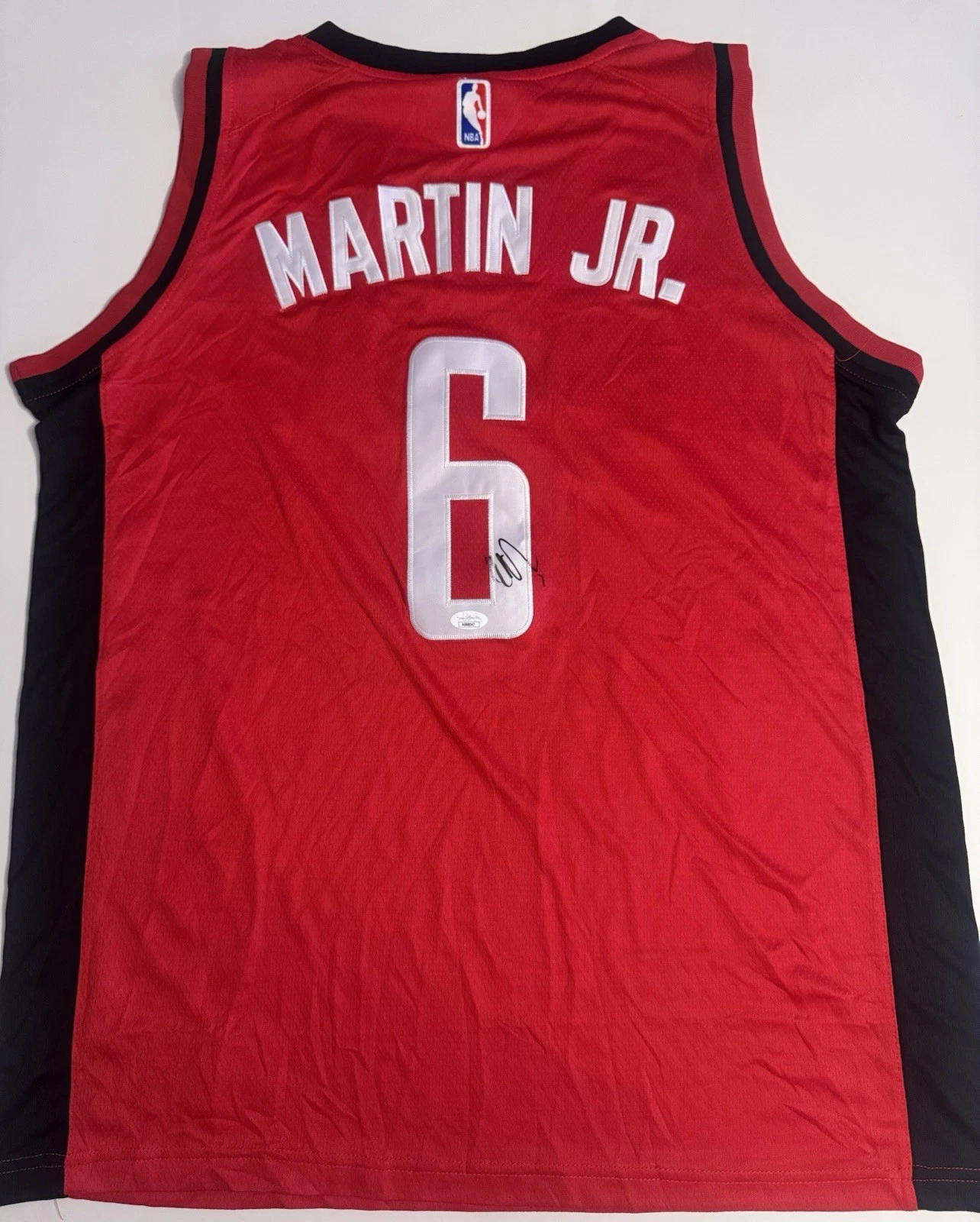 Kenyon Martin Jr Houston Rockets Autographed Jersey JSA COA
