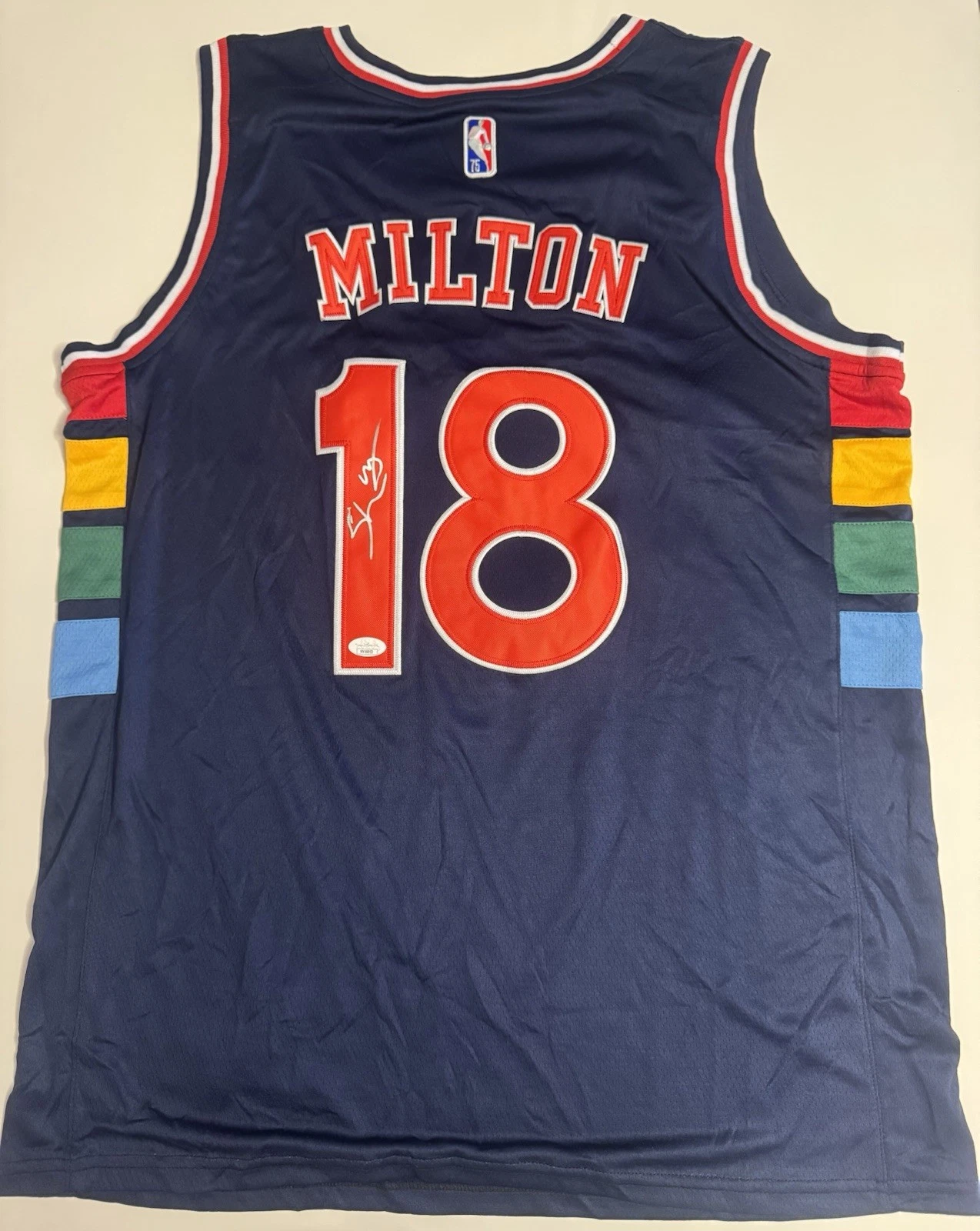 Shake Milton Philadelphia 76ers Autographed Jersey JSA COA