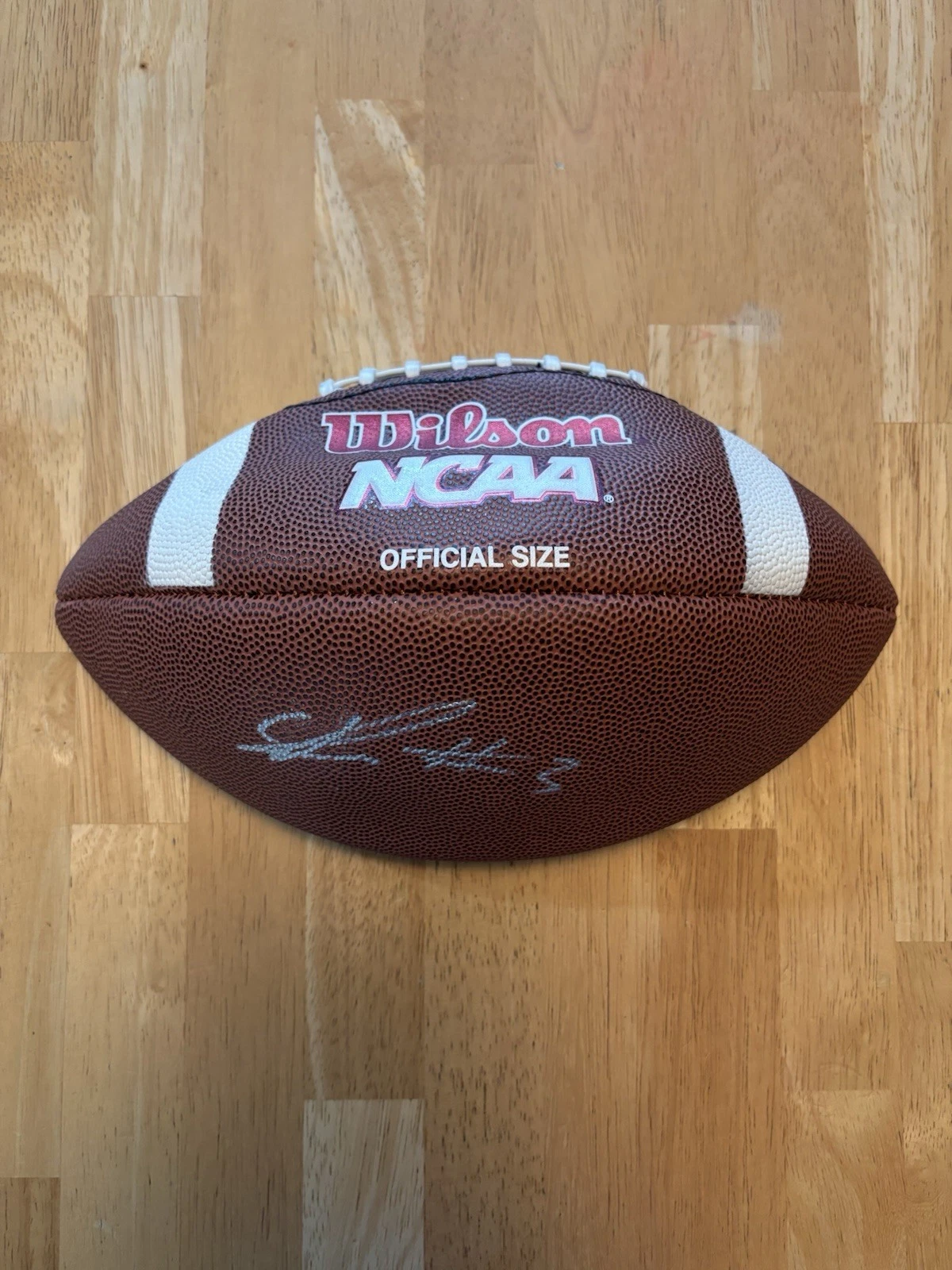 Calvin Ridley Autographed Signed Wilson Official NCAA Ball. JSA  Coa. Alabama