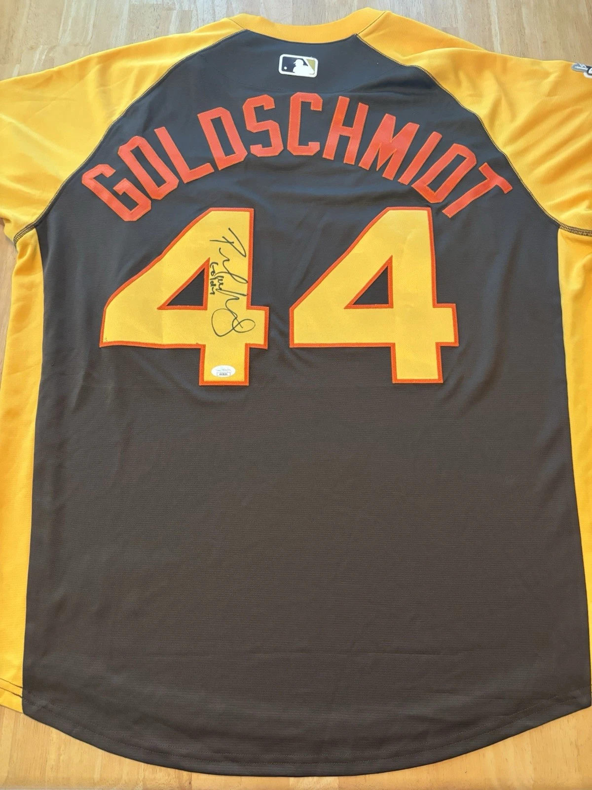 2016 ALL STAR PAUL GOLDSCHMIDT AUTOGRAPHED Signed Authentic JERSEY JSA Inscribed