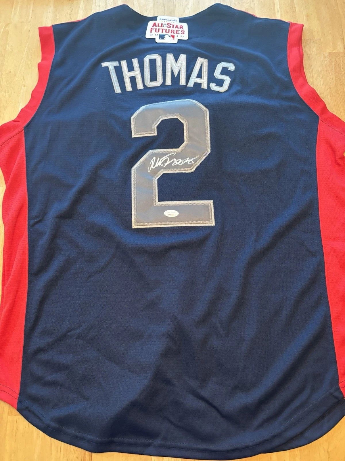 Alek Thomas Signed Autographed Futures Game Jersey. AZ Diamondbacks. JSA Coa