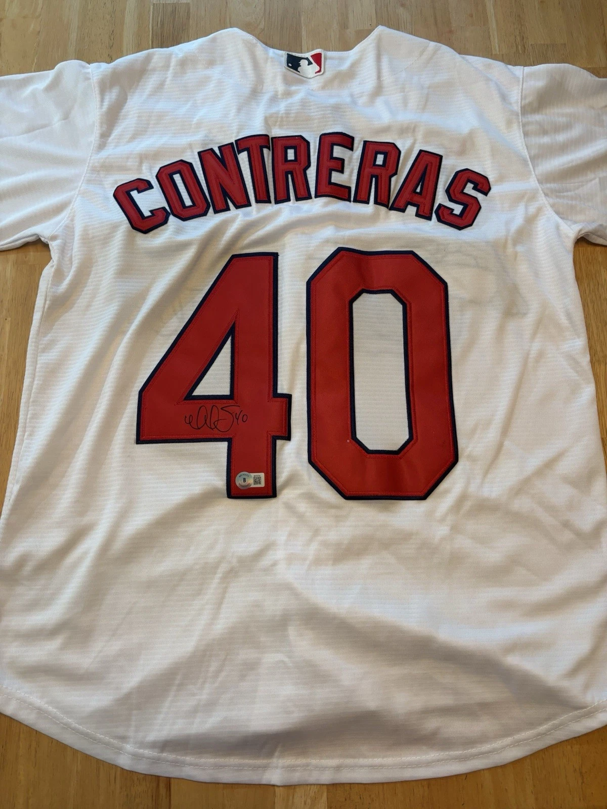 Willson Contreras St. Louis Cardinals Autographed Jersey BAS COA