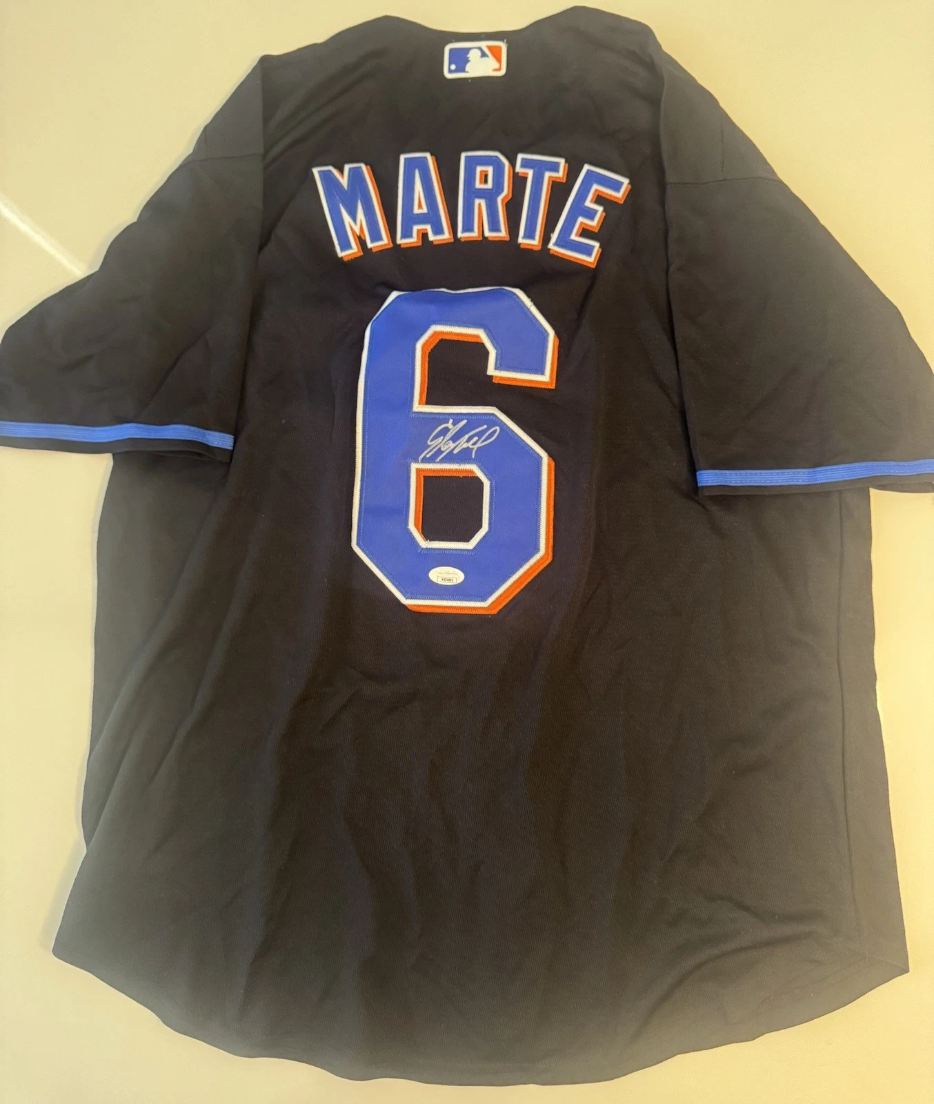 Starling Marte New York Mets Autographed Jersey JSA COA