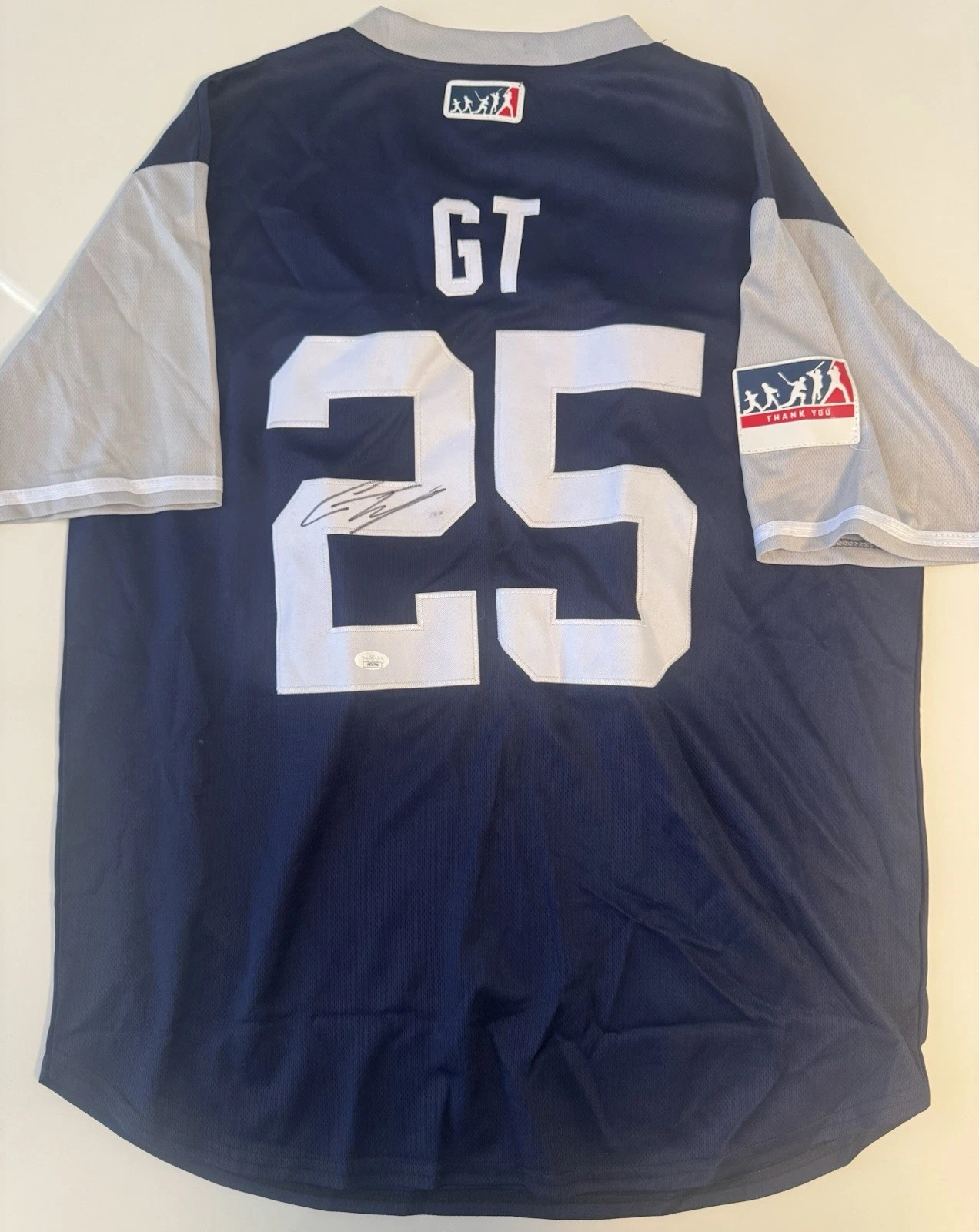 Gleyber Torres New York Yankees Autographed Nickname Jersey JSA COA