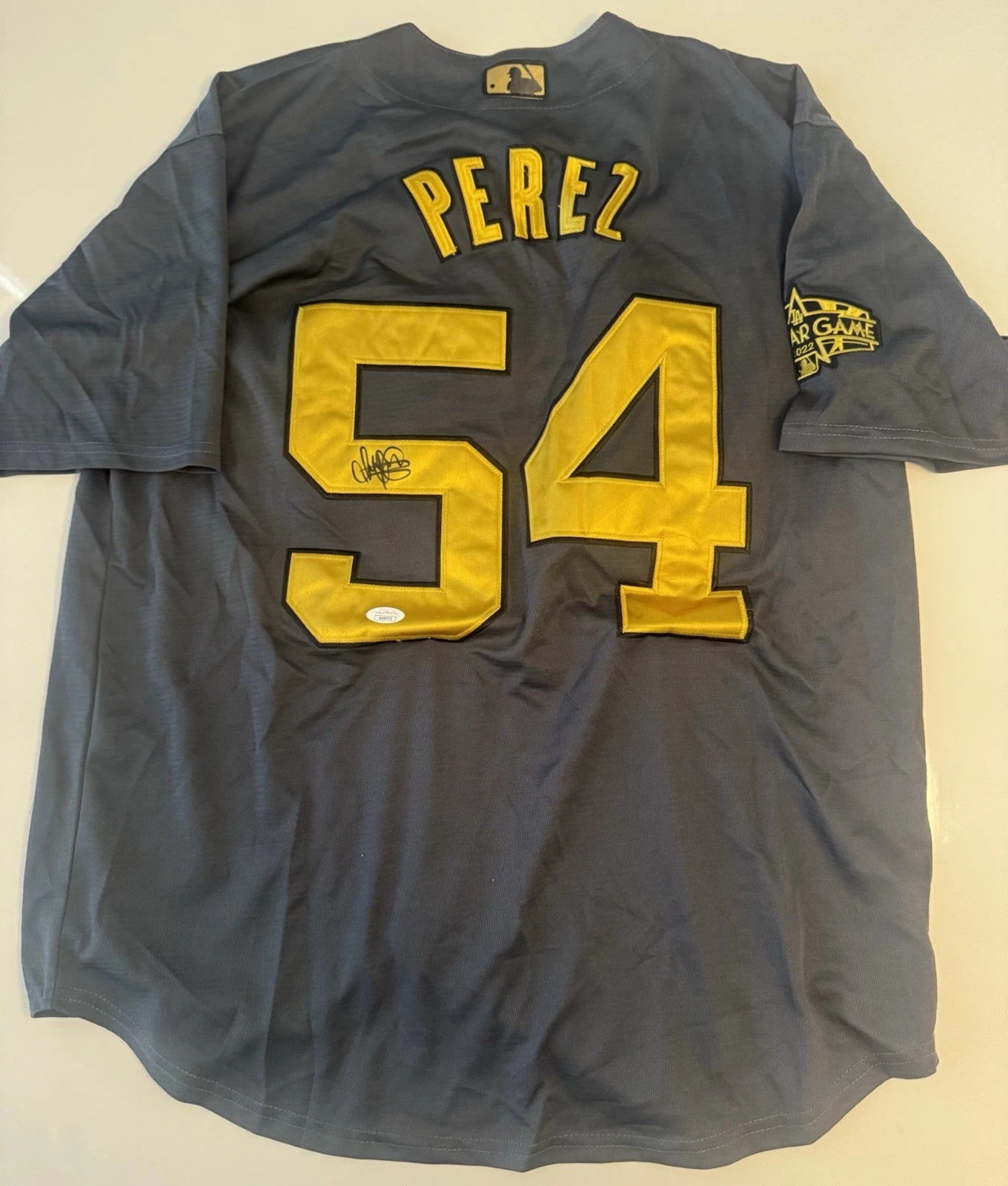 Martin Perez 2022 All Star Game Rangers Autographed Jersey JSA COA