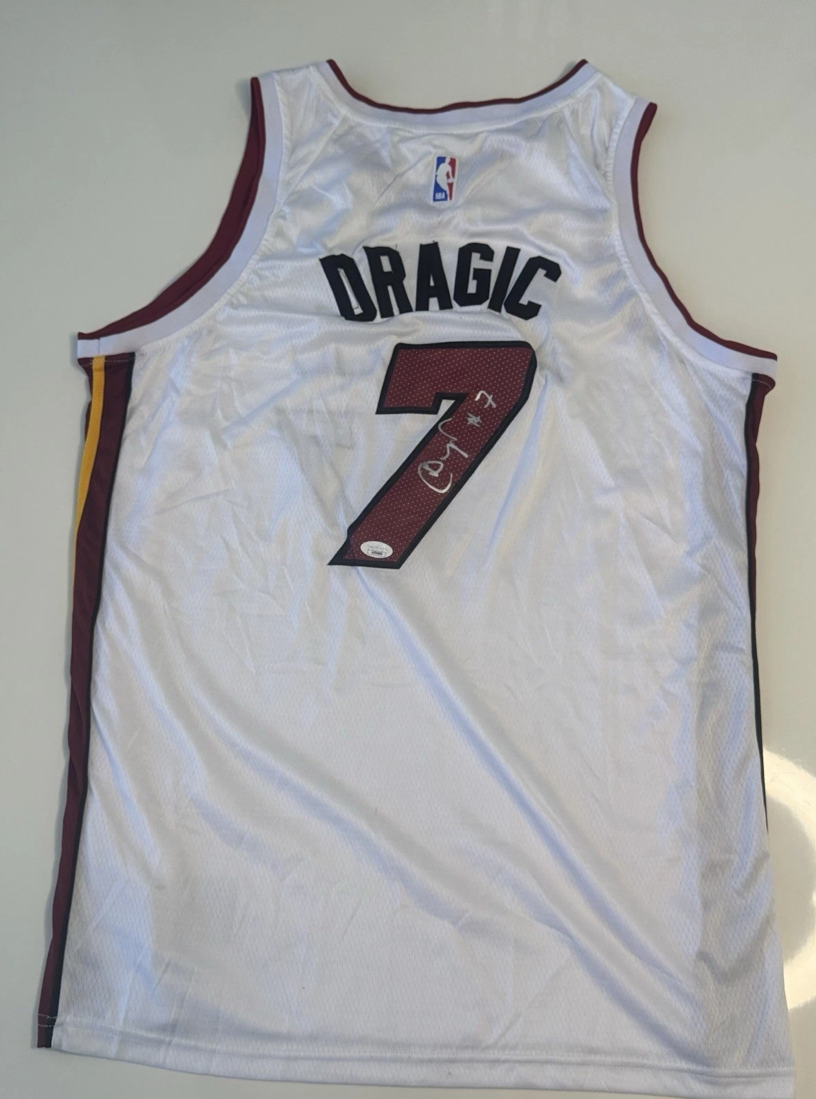 Goran Dragic Miami Heat Autographed Jersey JSA COA
