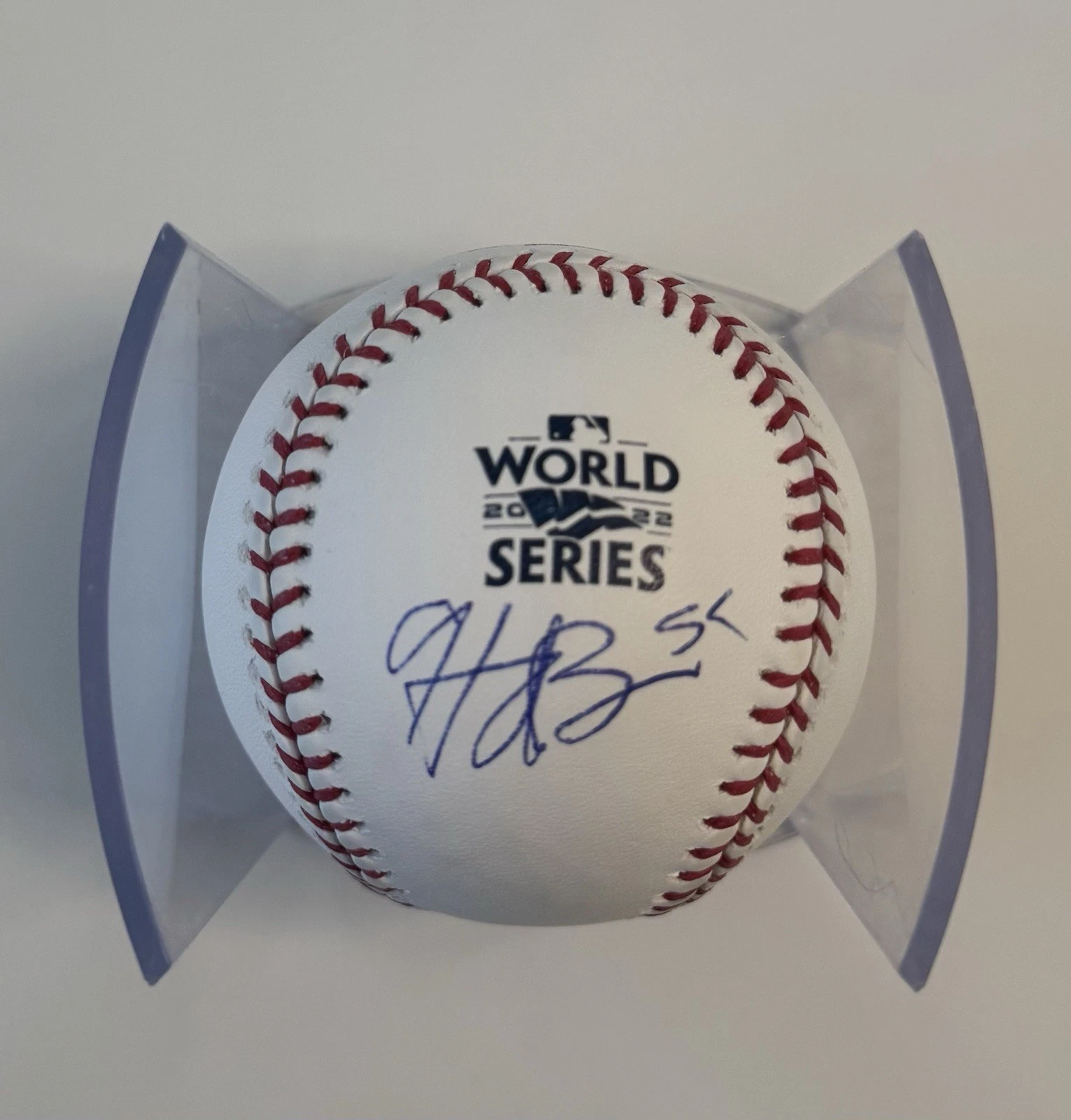 Hunter Brown Houston Astros Autographed 2022 World Series Baseball JSA COA